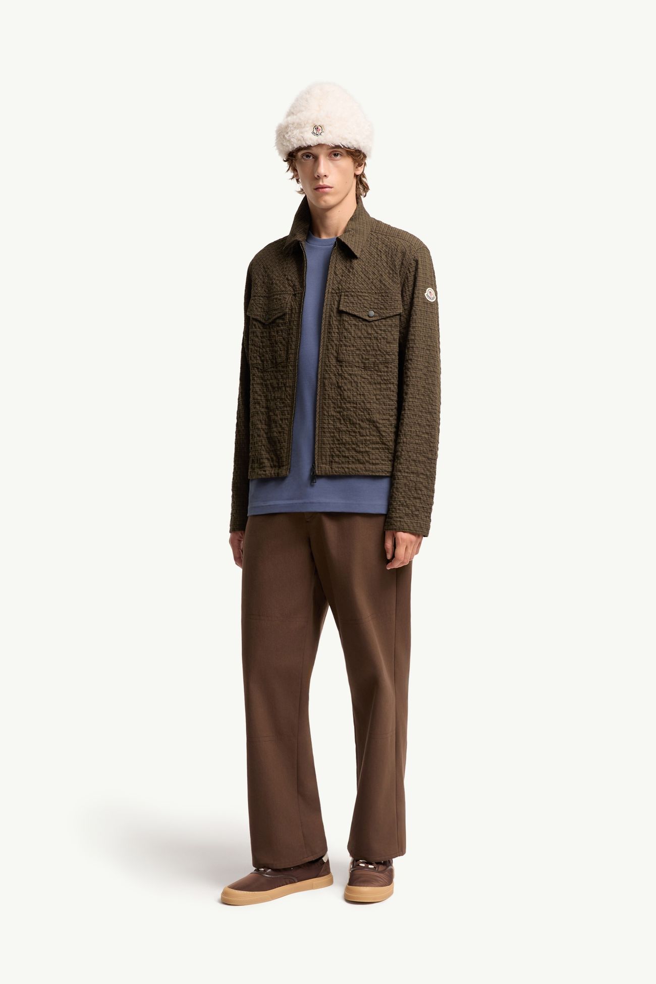 シャツジャケット メンズ ブラウン Moncler 0