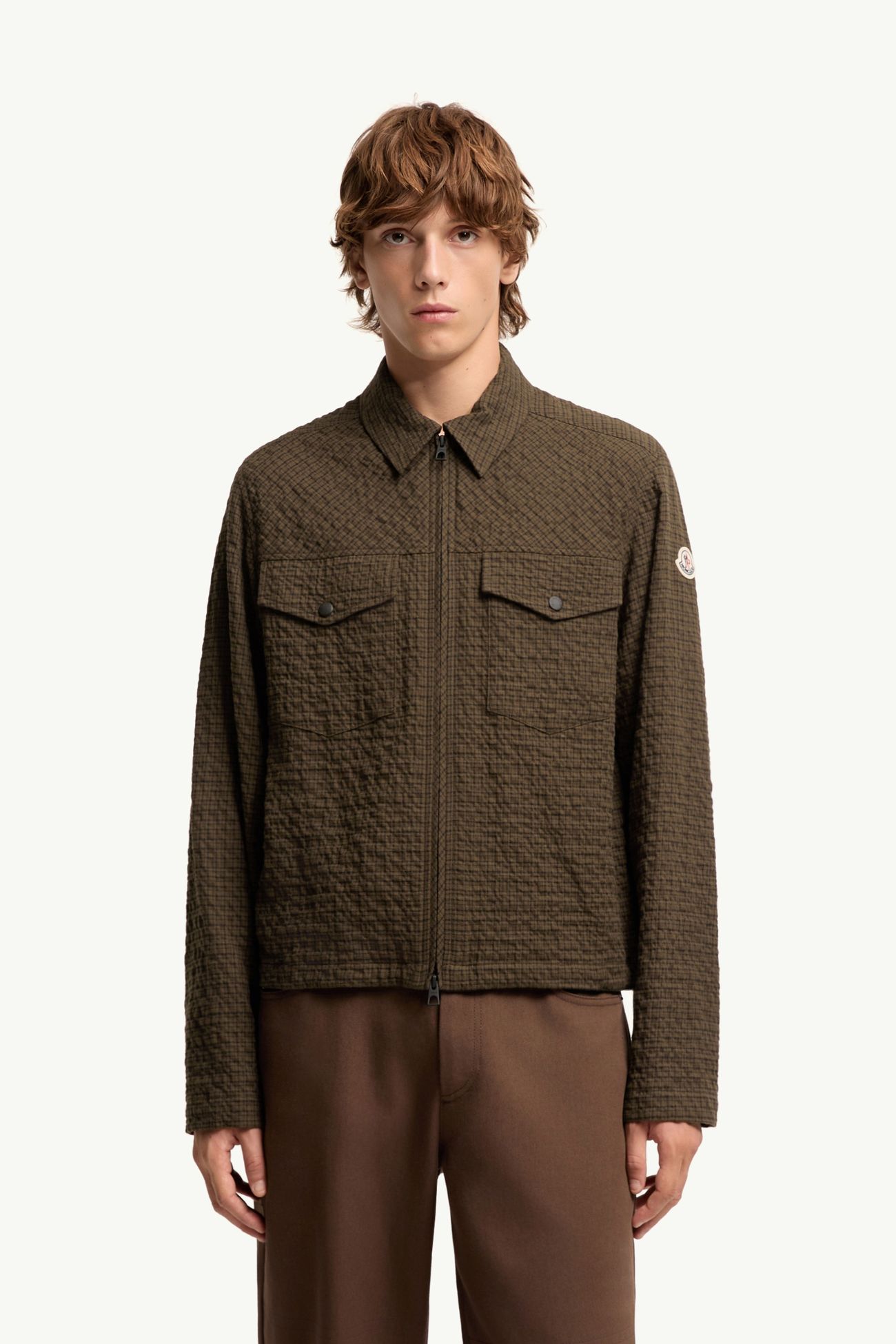 シャツジャケット メンズ ブラウン Moncler 3