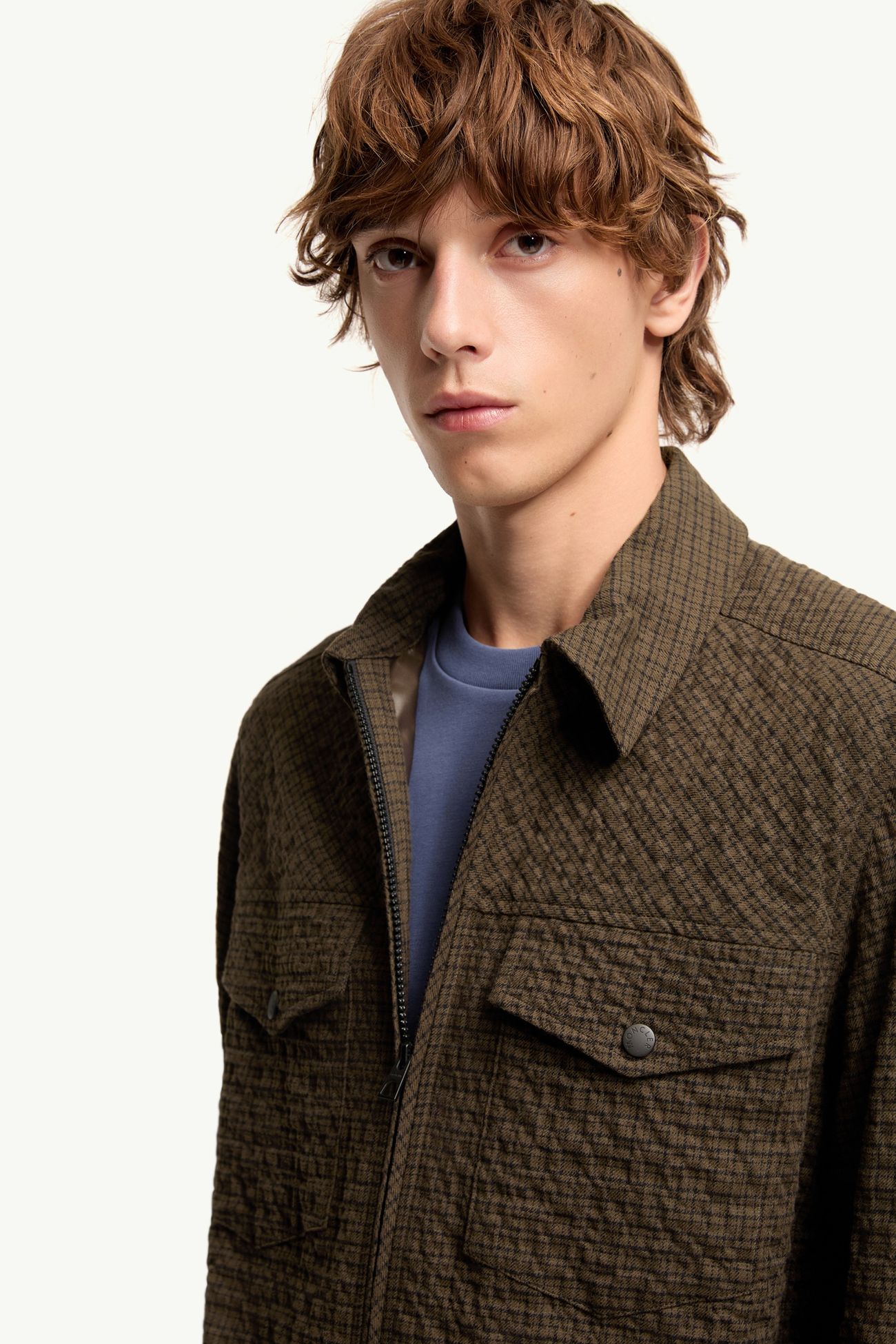 シャツジャケット メンズ ブラウン Moncler 5
