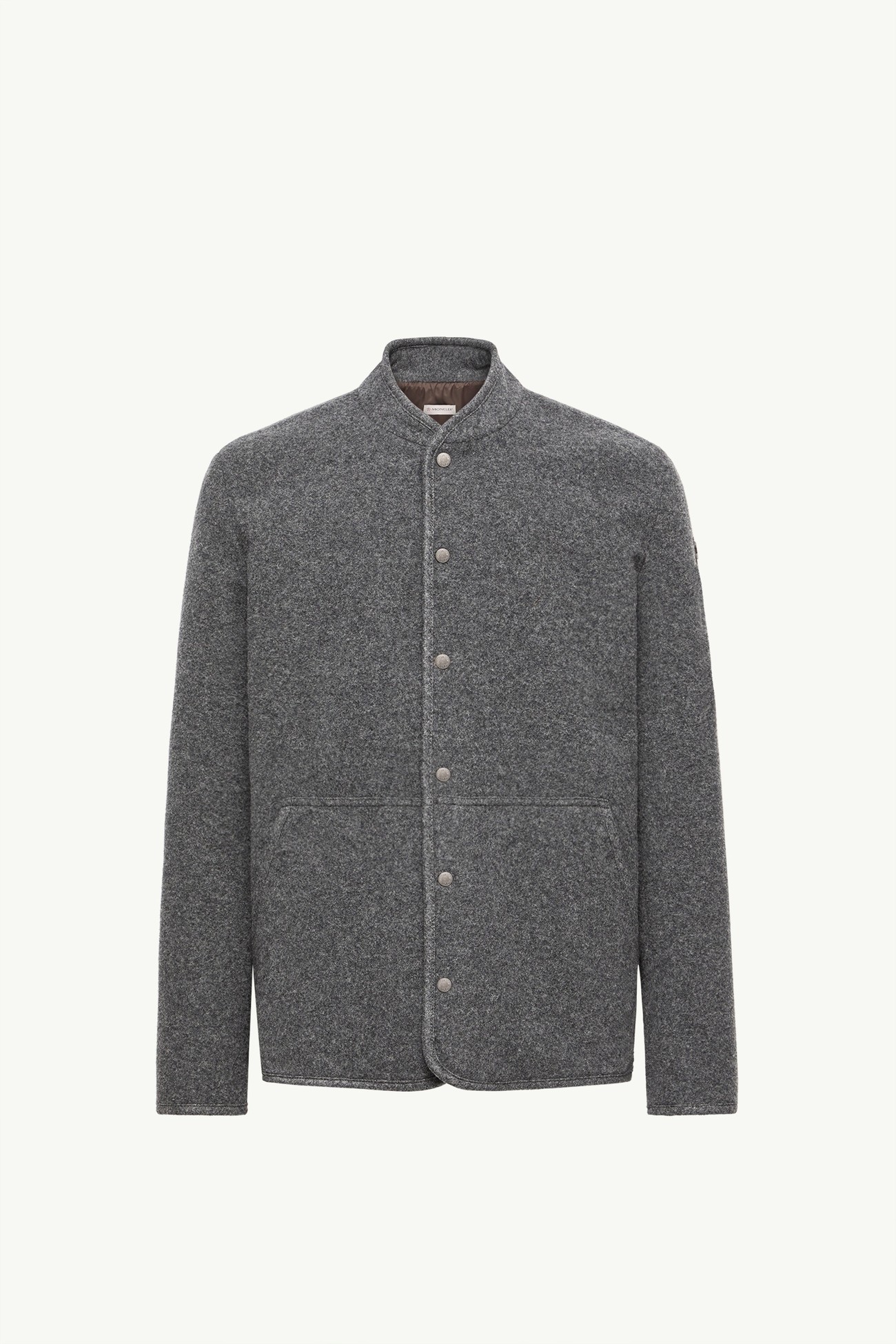Giacca camicia in lana Uomo Grigio Scuro Moncler 2