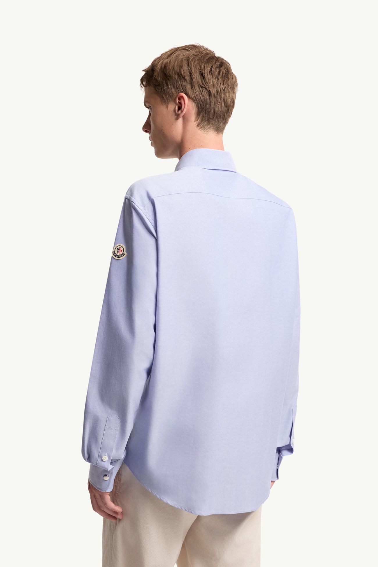 Camisa de algodón Hombre Azul claro Moncler 4