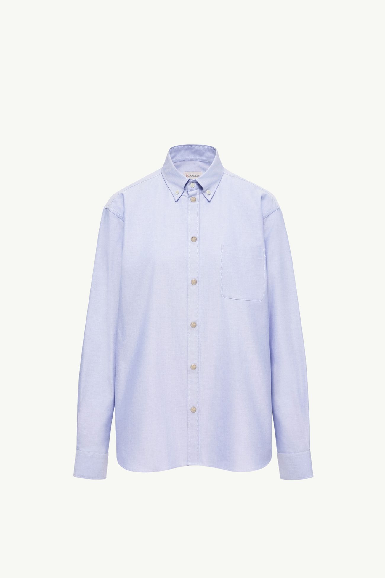Cotton Shirt Men Light Blue Moncler 2