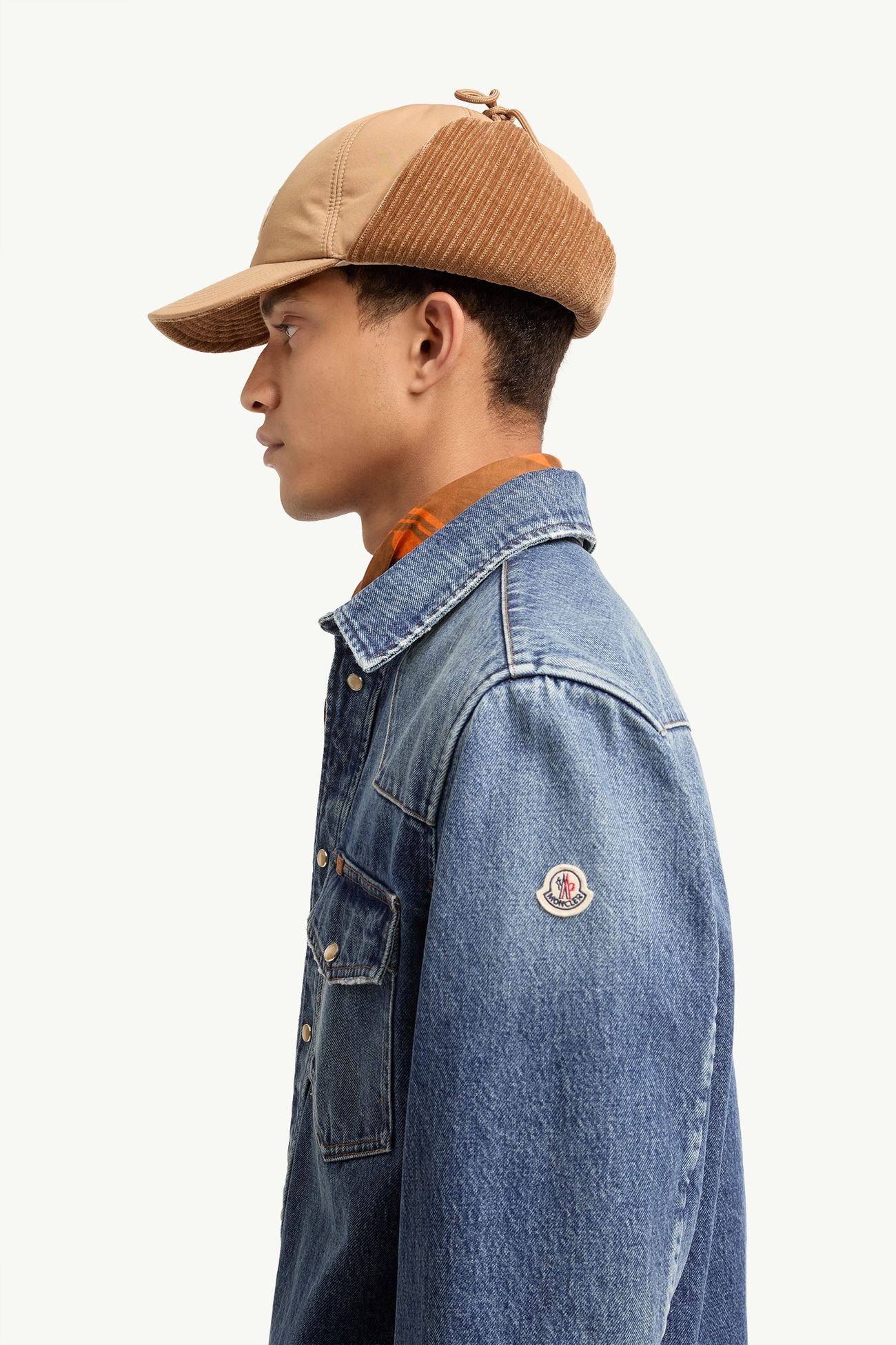 Surchemise en denim Hommes Bleu Jean Moncler 1