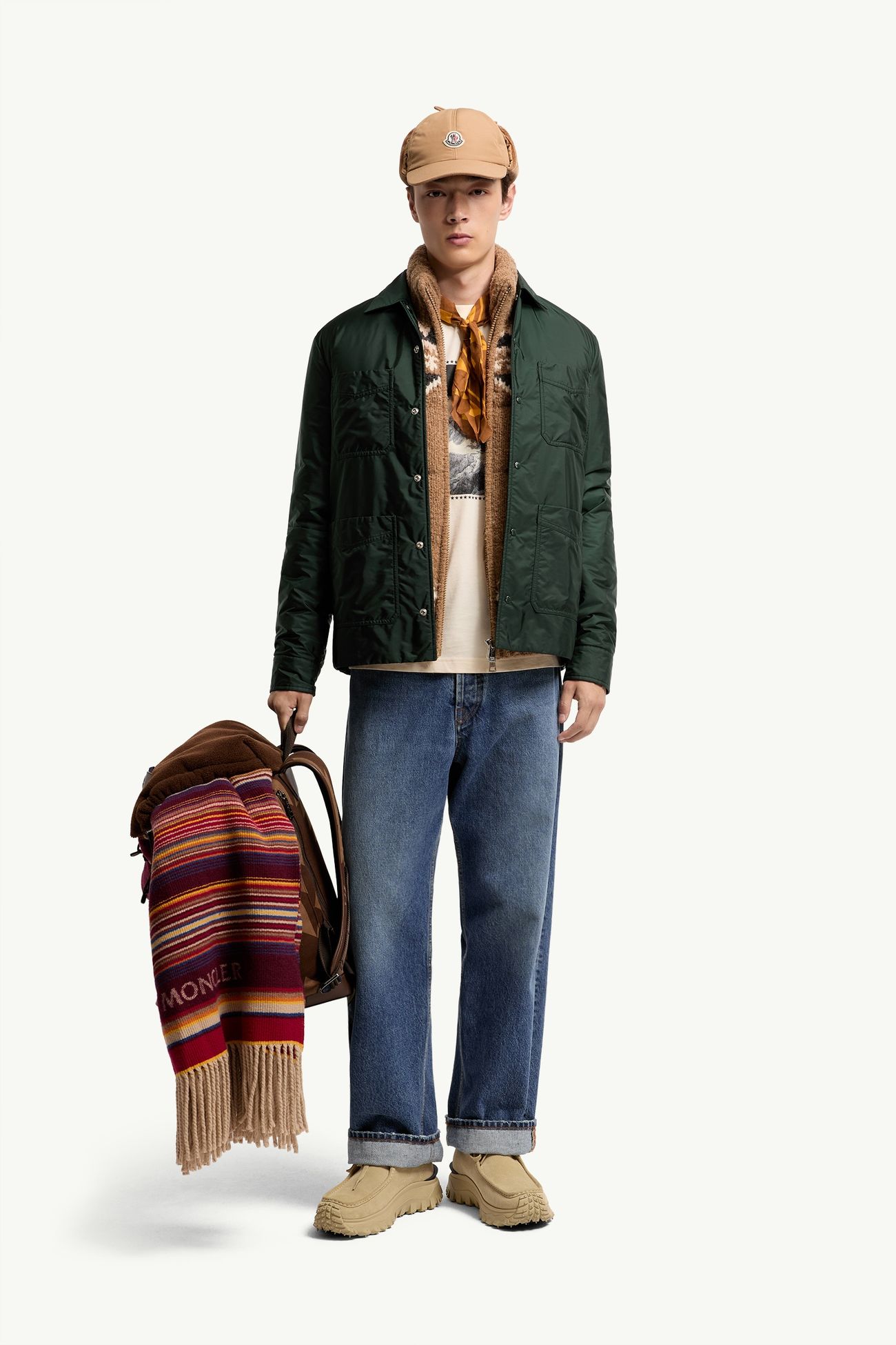 Hemdjacke Herren Dunkelgrün Moncler 0