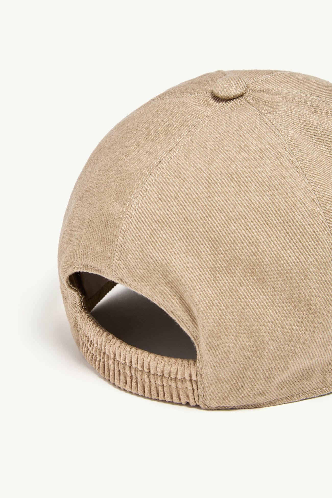 Baseballkappe aus Baumwollgabardine mit Lederlogo Herren Beige Moncler 3