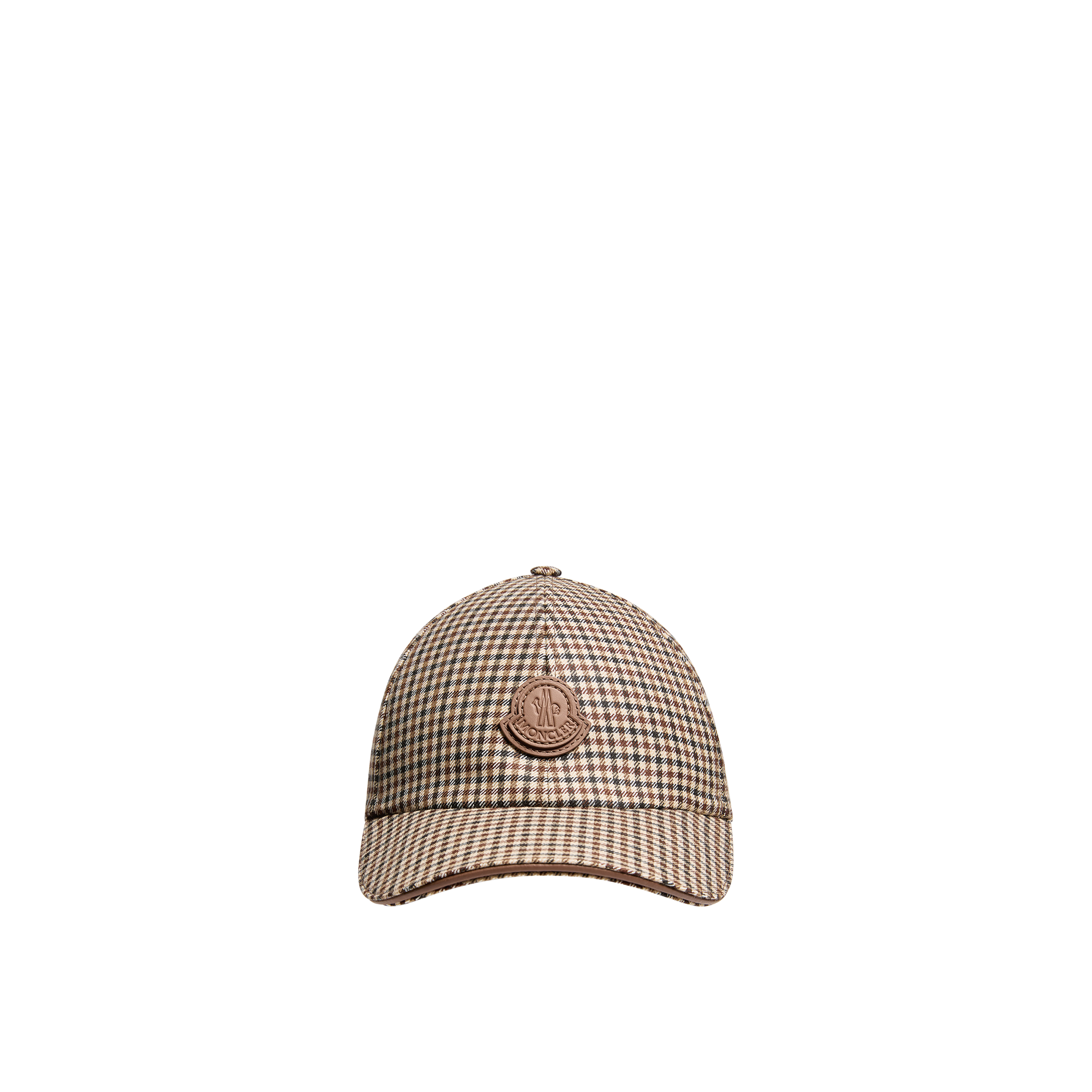 Moncler Check Wool Baseball Cap Men da Size: Misura Unica