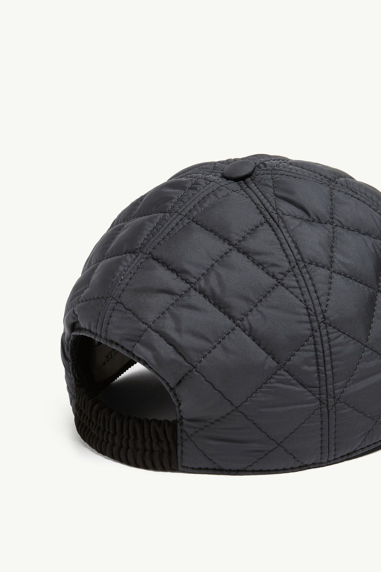 Baseballkappe mit Rautensteppung Herren Schwarz Moncler 3