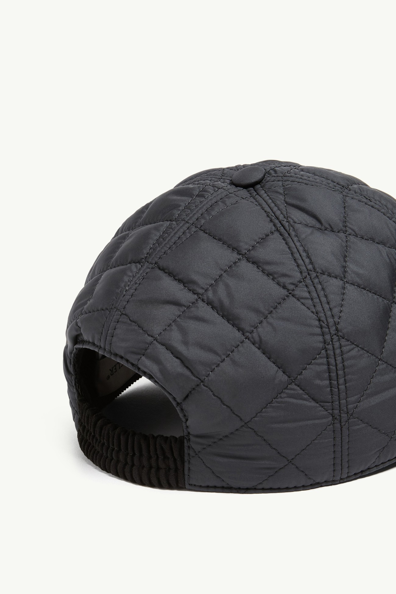 Diamond-Quilted Baseball Cap Men Black Moncler 3