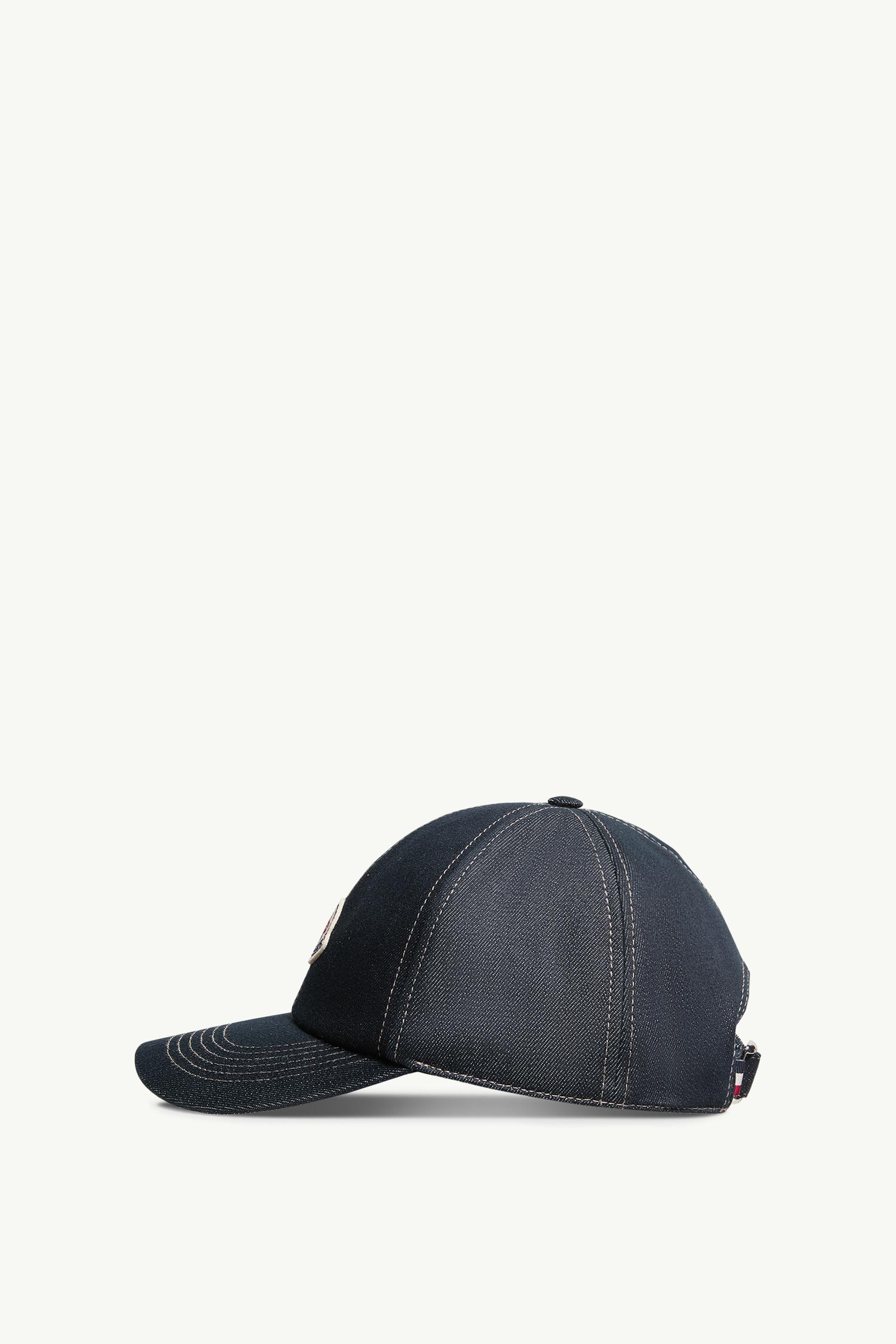Denim Blue Denim Baseball Cap - Hats & Beanies for Men | Moncler US