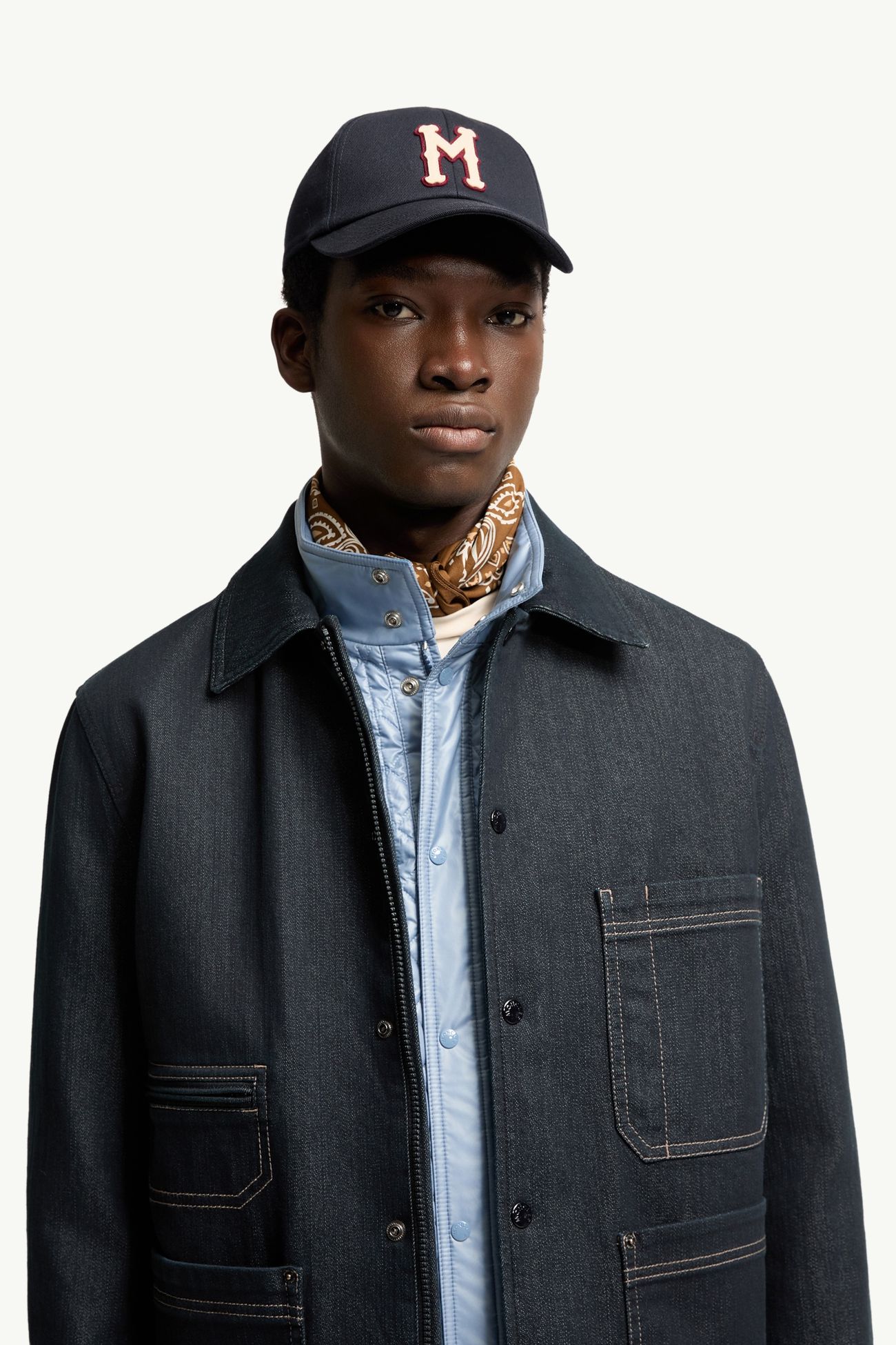 男士棉质棒球帽 男士 海军蓝色 Moncler 1