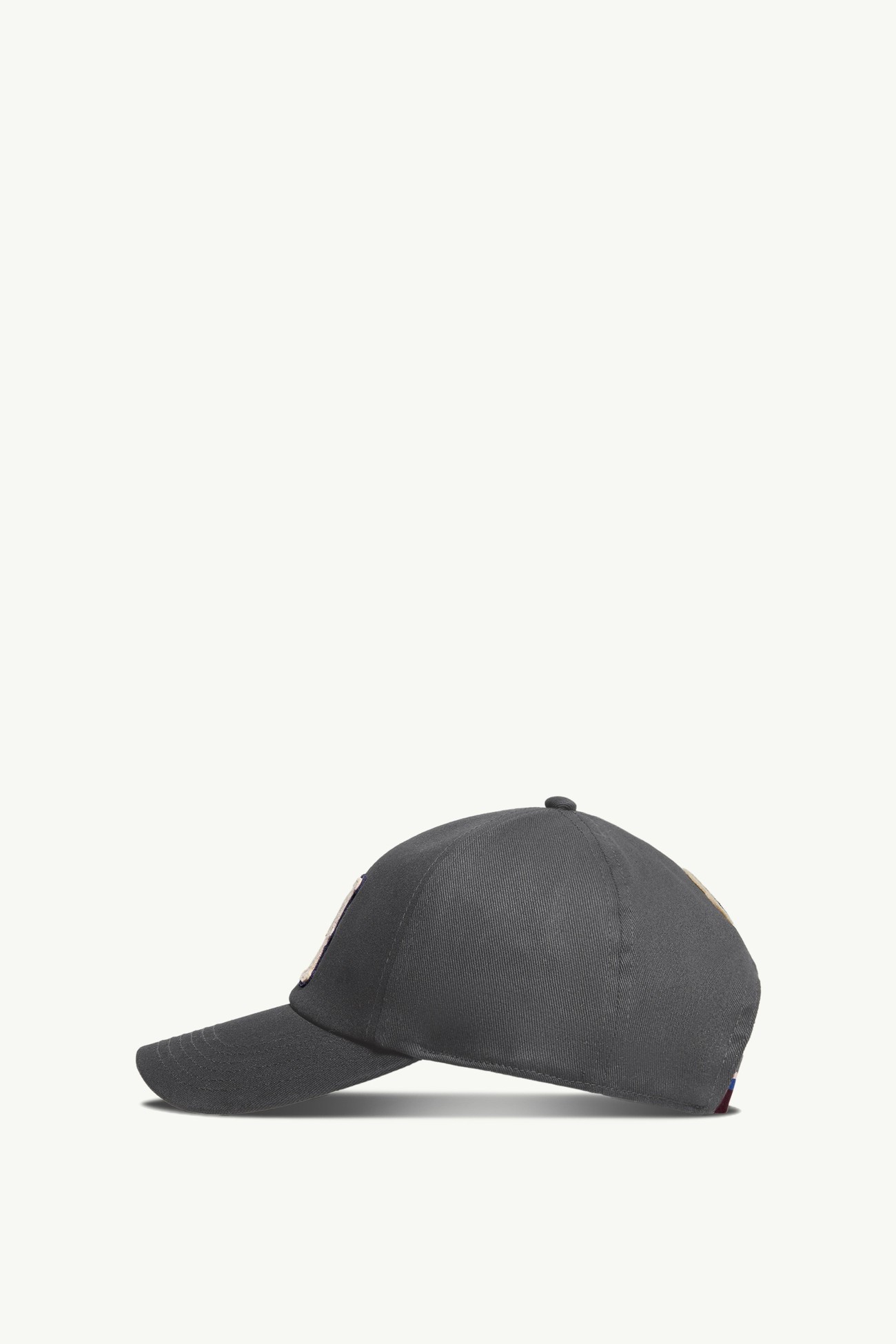 Gorra de béisbol de gabardina de algodón Hombre Gris Moncler 2
