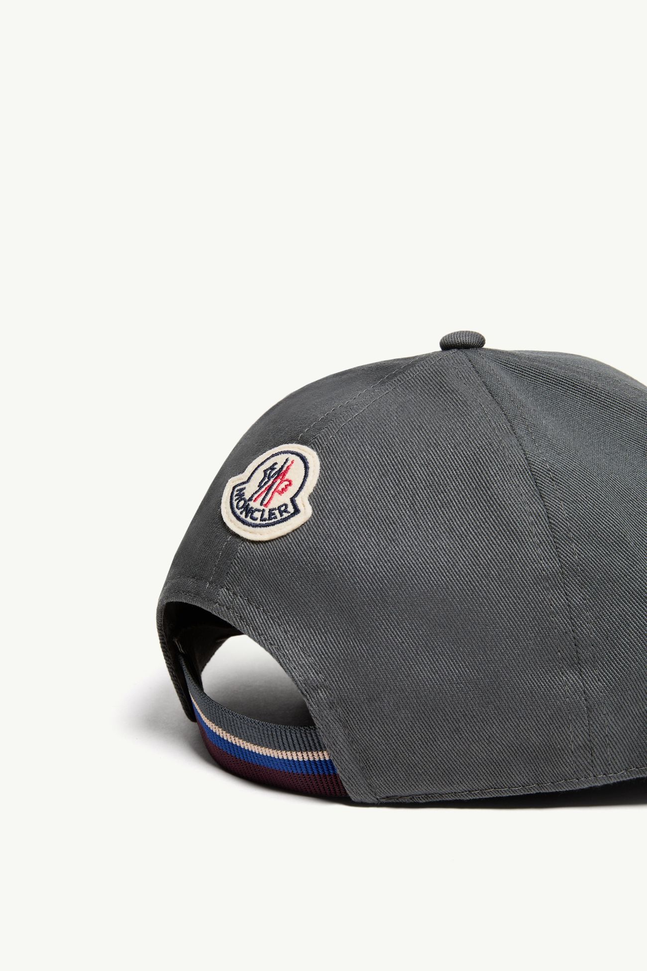 Baseballkappe aus Baumwollgabardine Herren Grau Moncler 3
