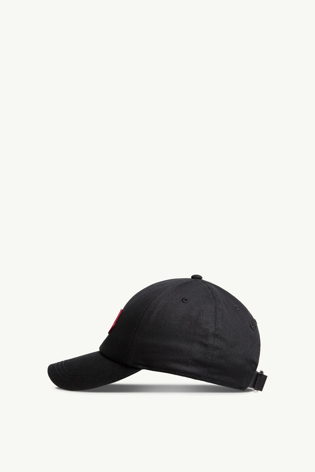 Casquette en gabardine de coton Hommes Noir Moncler 2