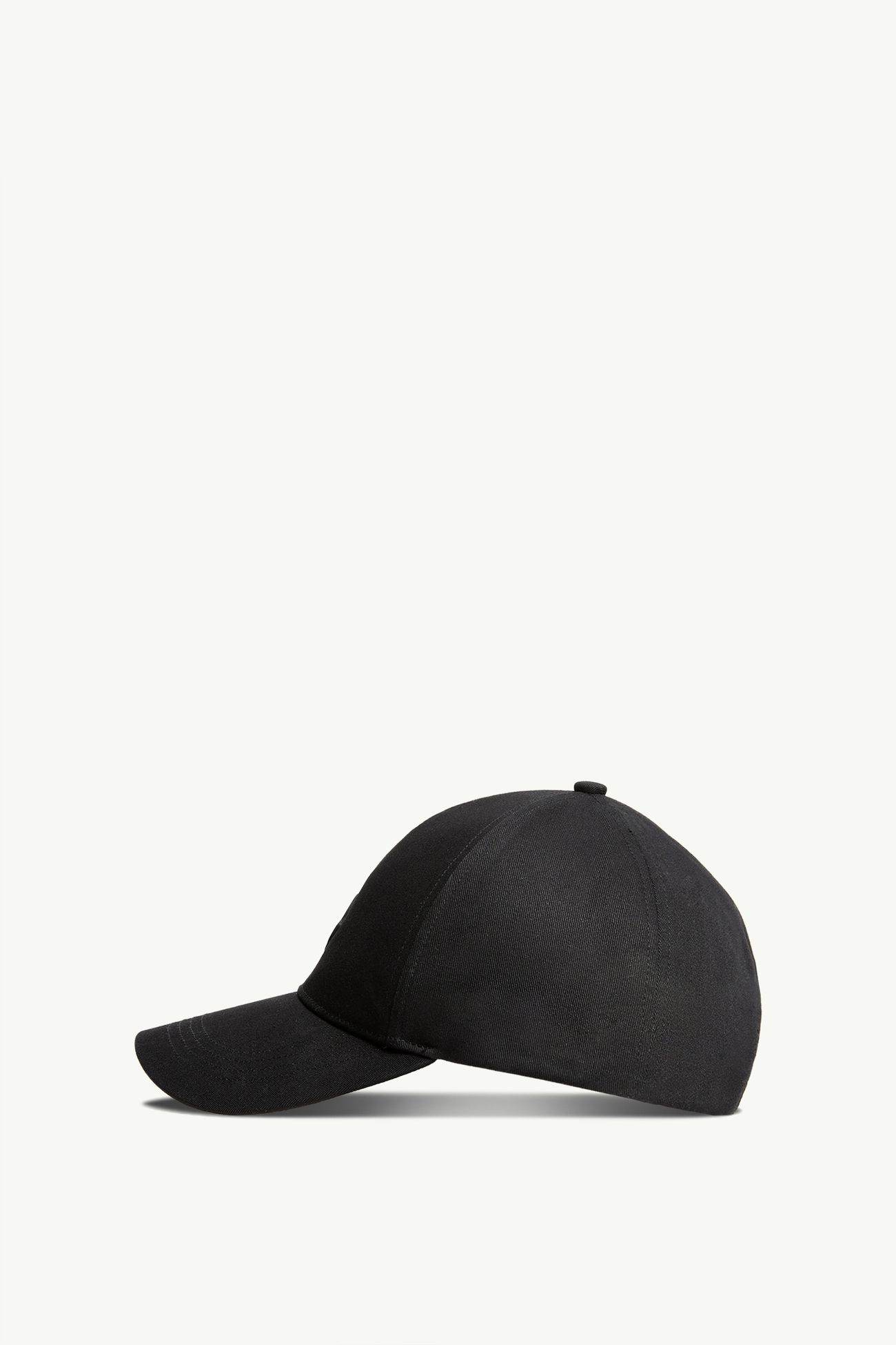 Cappello da baseball in gabardine di cotone Uomo Nero Moncler 2
