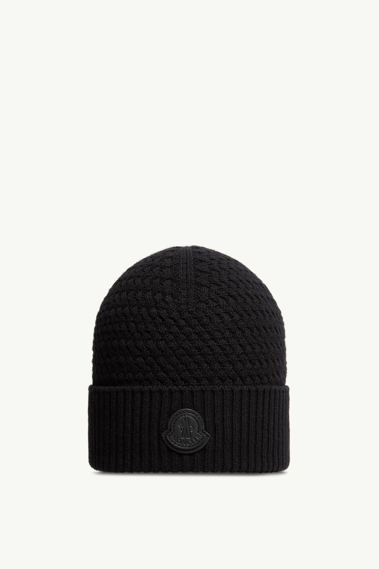 羊絨混紡冷帽 男士 黑色 Moncler 0