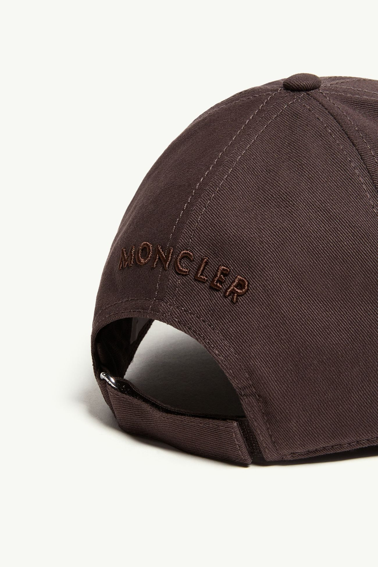 男士棉质华达呢棒球帽 男士 棕色 Moncler 3