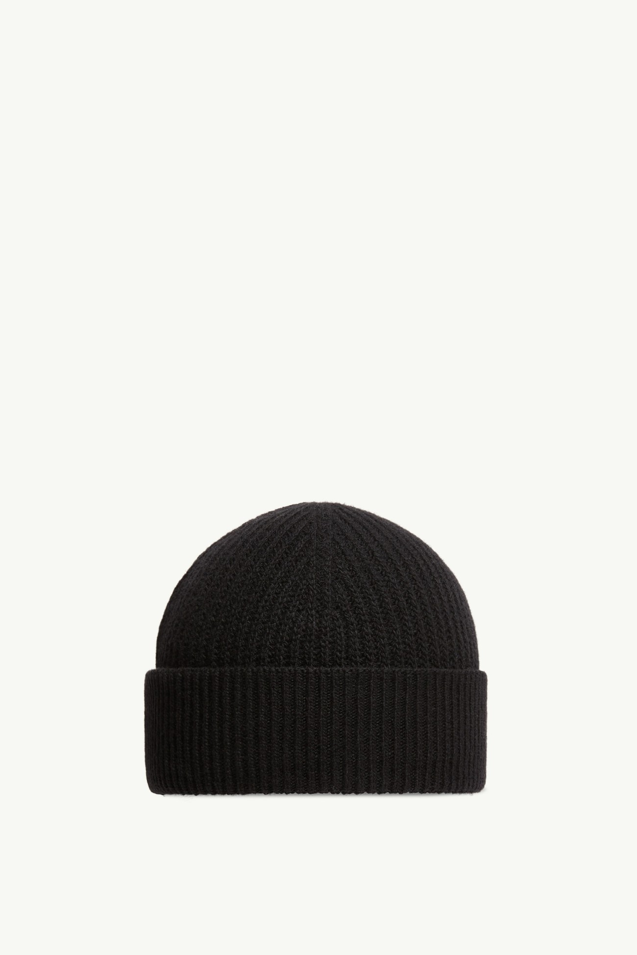 Wool and Cashmere Beanie Men Black Moncler 3