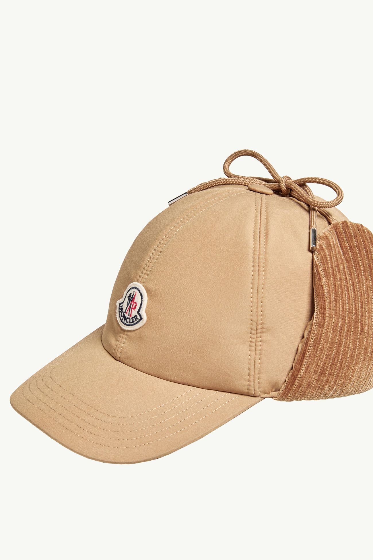 Cappello da baseball in velluto Uomo Beige Moncler 2