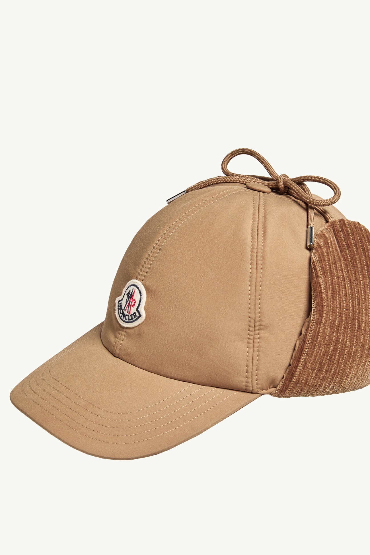 Casquette en velours côtelé Hommes Beige Moncler 2