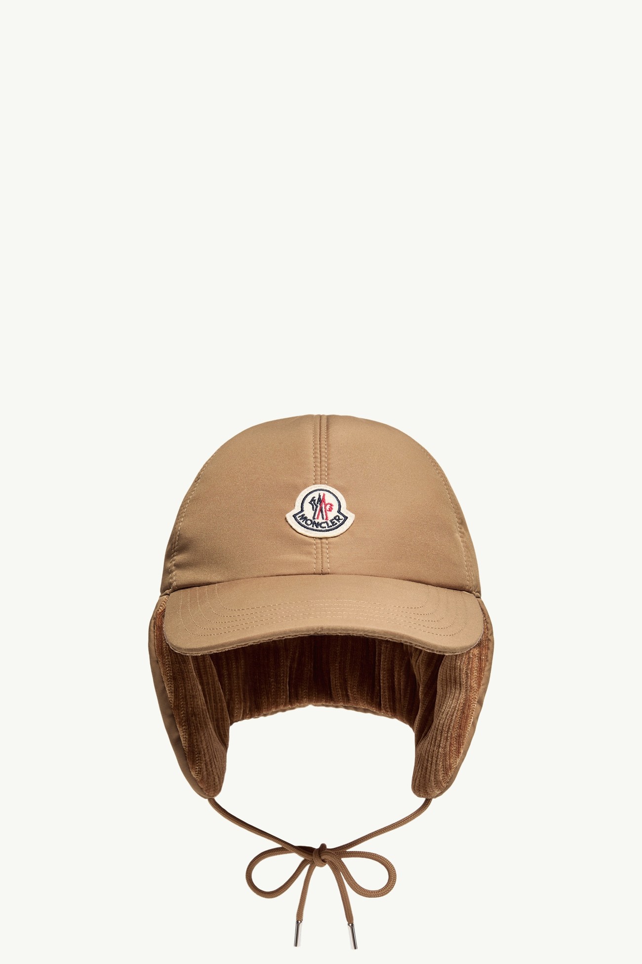 Cappello da baseball in velluto Uomo Beige Moncler 0