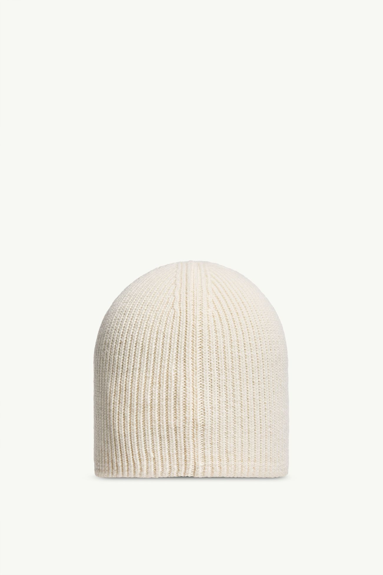 Mütze aus Wolle mit Logo Herren Weiß-Elfenbein Moncler 3