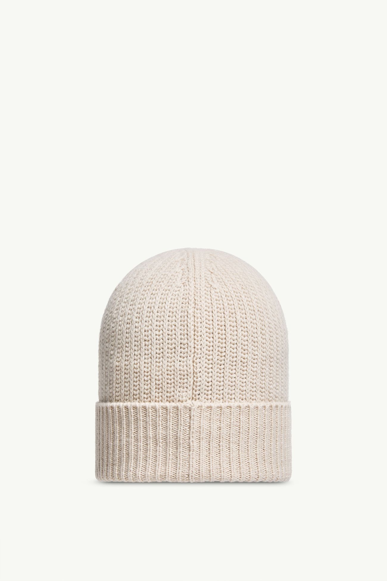 Tricot Wool Blend Beanie Men Light Beige Moncler 3