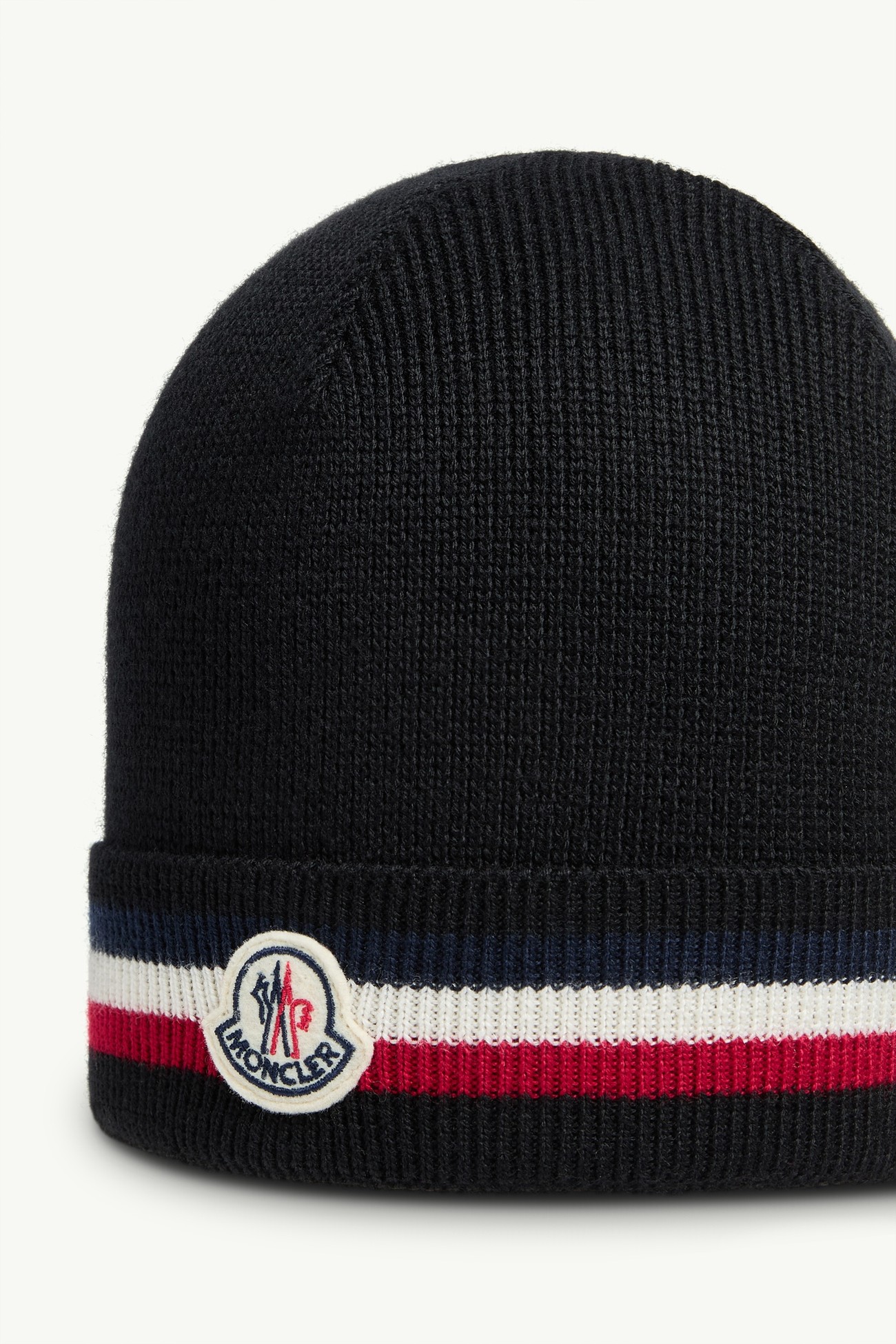 Gorro de lana tricolor Hombre Negro Moncler 2