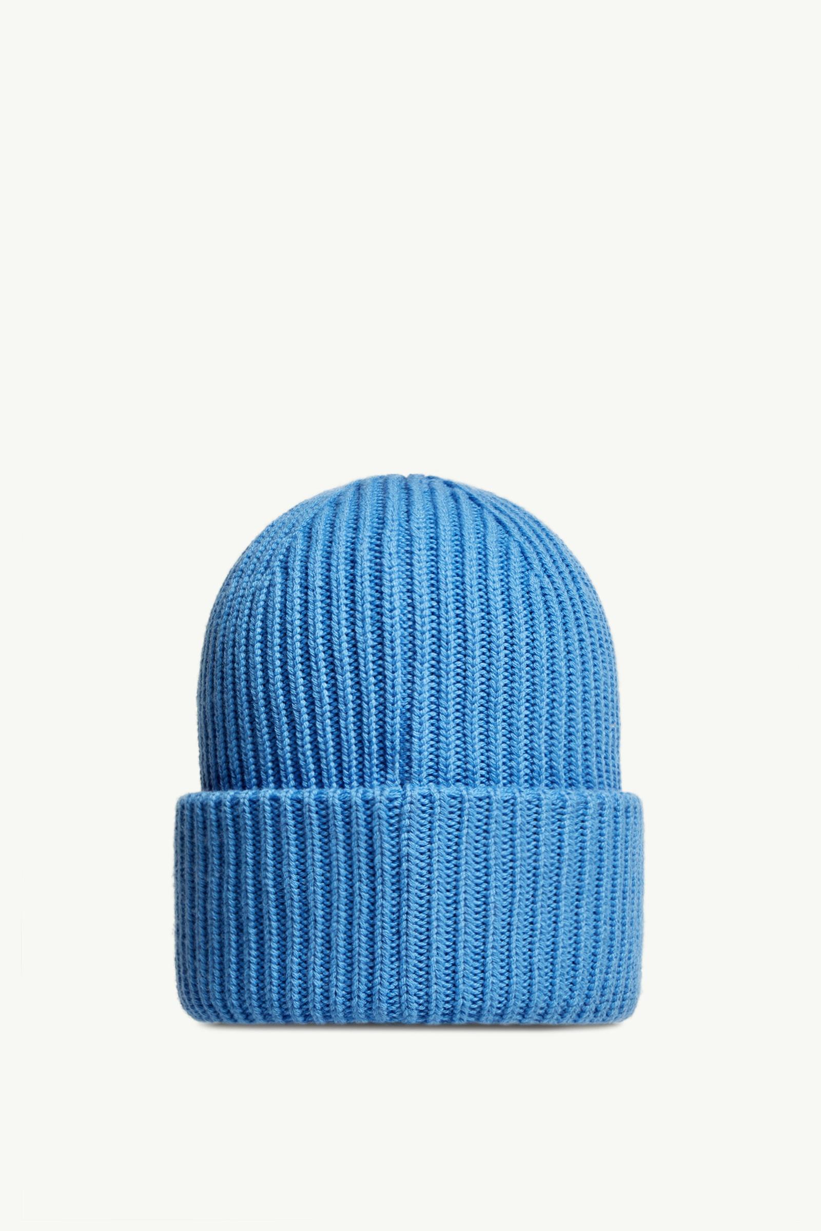 Light Blue Wool & Cashmere Beanie - Hats & Beanies for Men