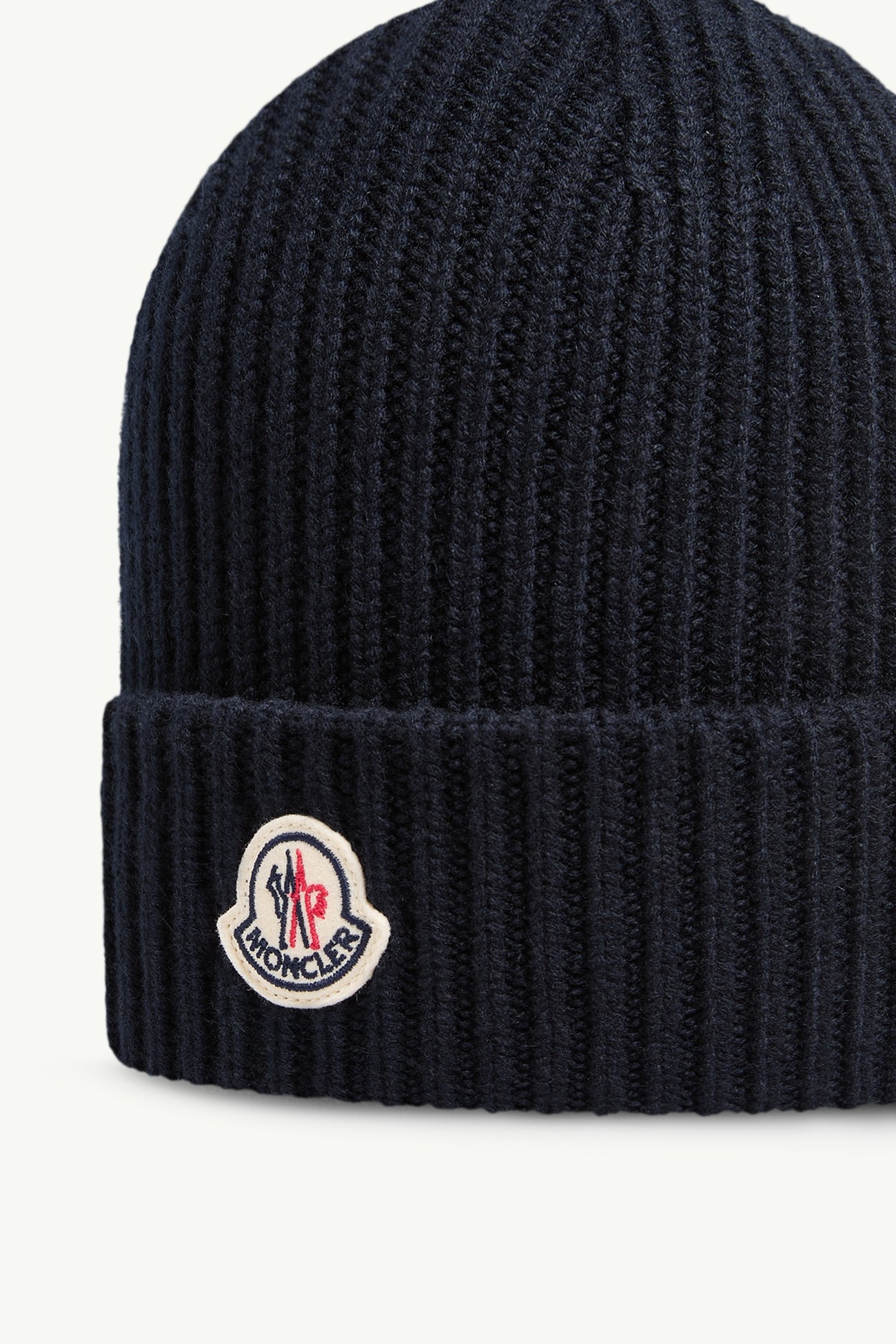 Berretto in lana e cashmere Uomo Blu Navy Moncler 2