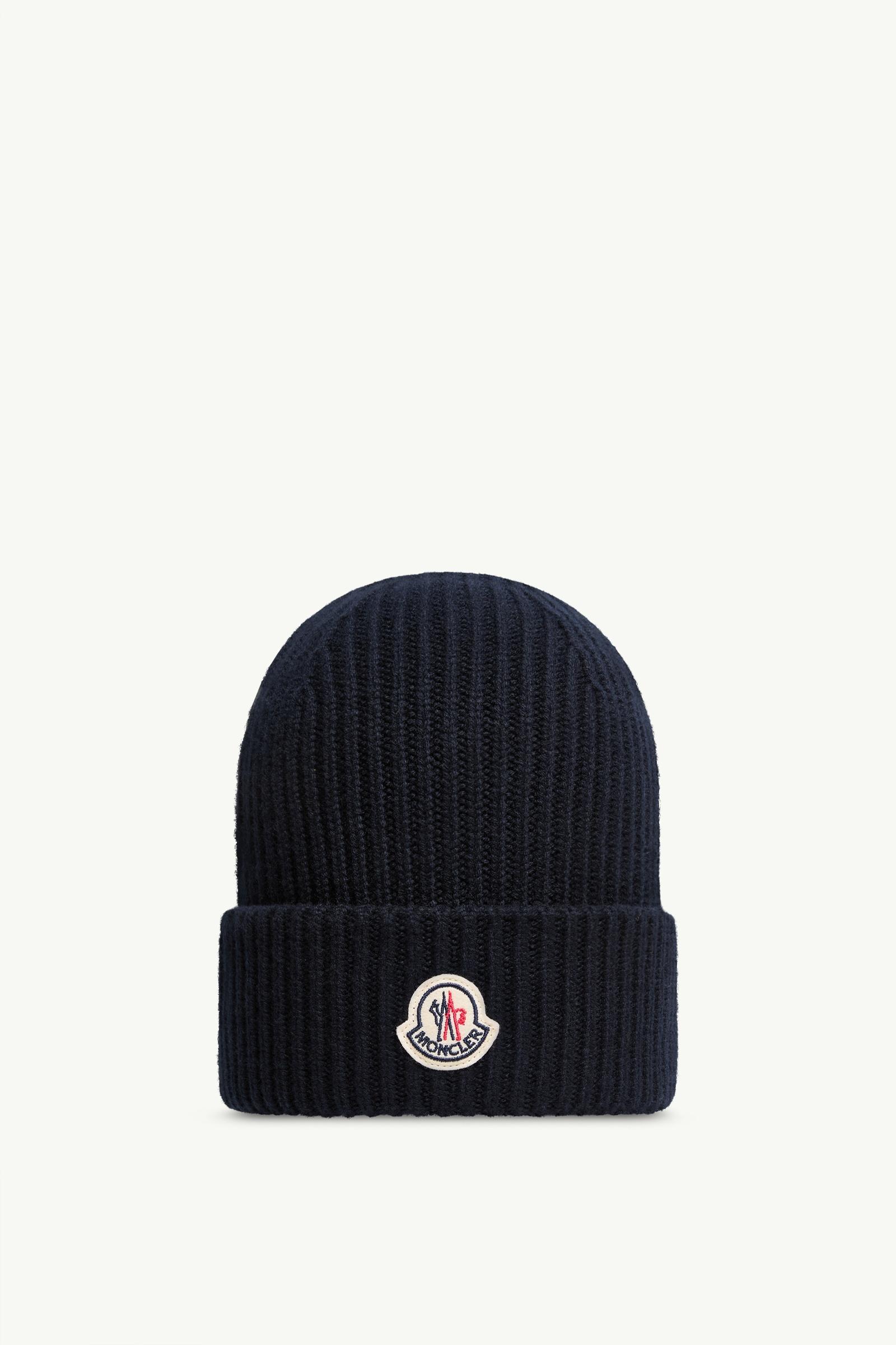 Bonnet en laine et cachemire Hommes Bleu marine Moncler, 1 of 0