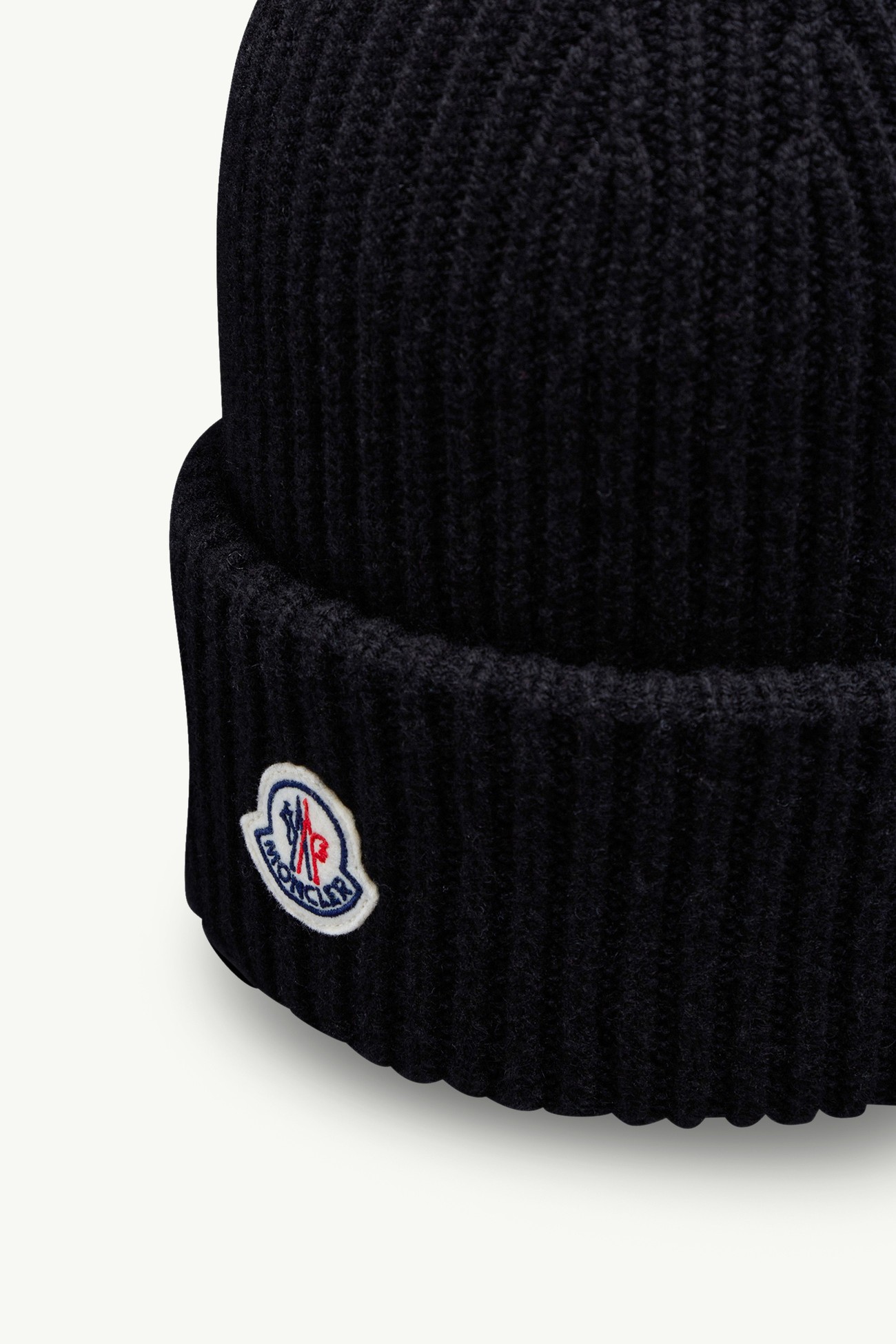 羊毛羊絨冷帽 男士 黑色 Moncler 2