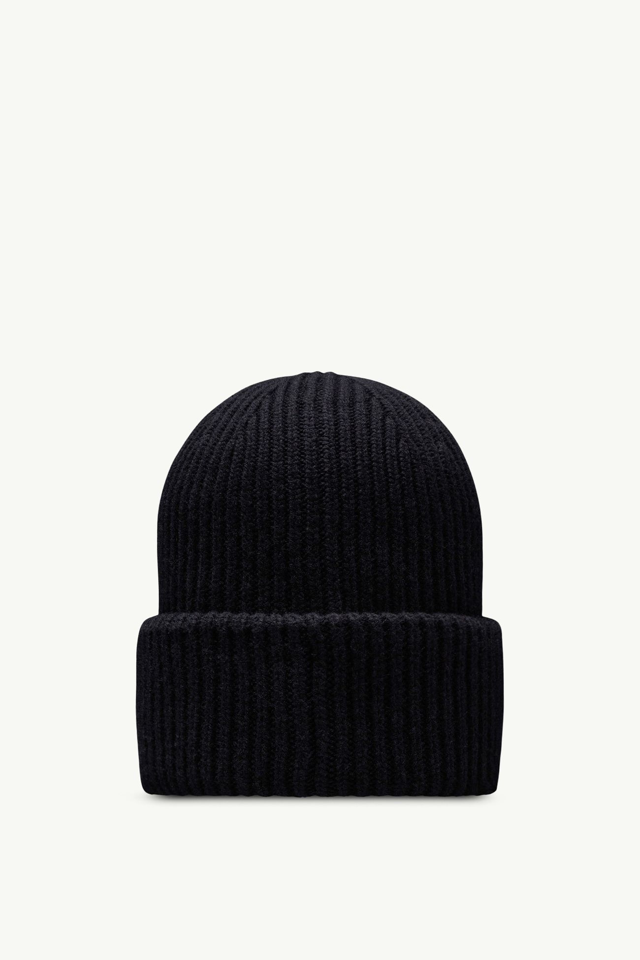 Wool & Cashmere Beanie Men Black Moncler 3