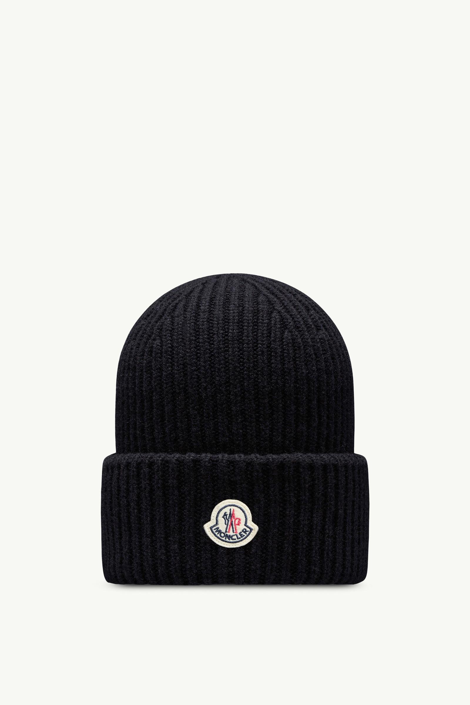 Wool & Cashmere Beanie Men Black Moncler, 1 of 0
