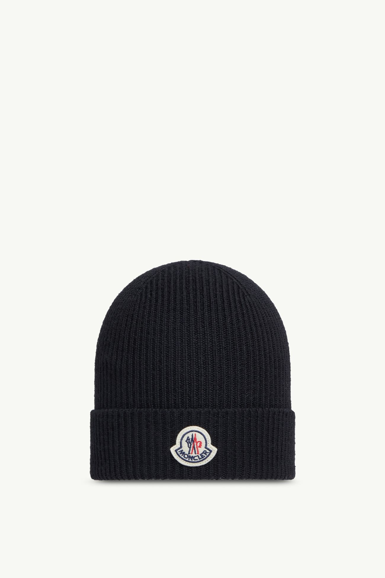 Bonnet en laine Hommes Noir Moncler 0