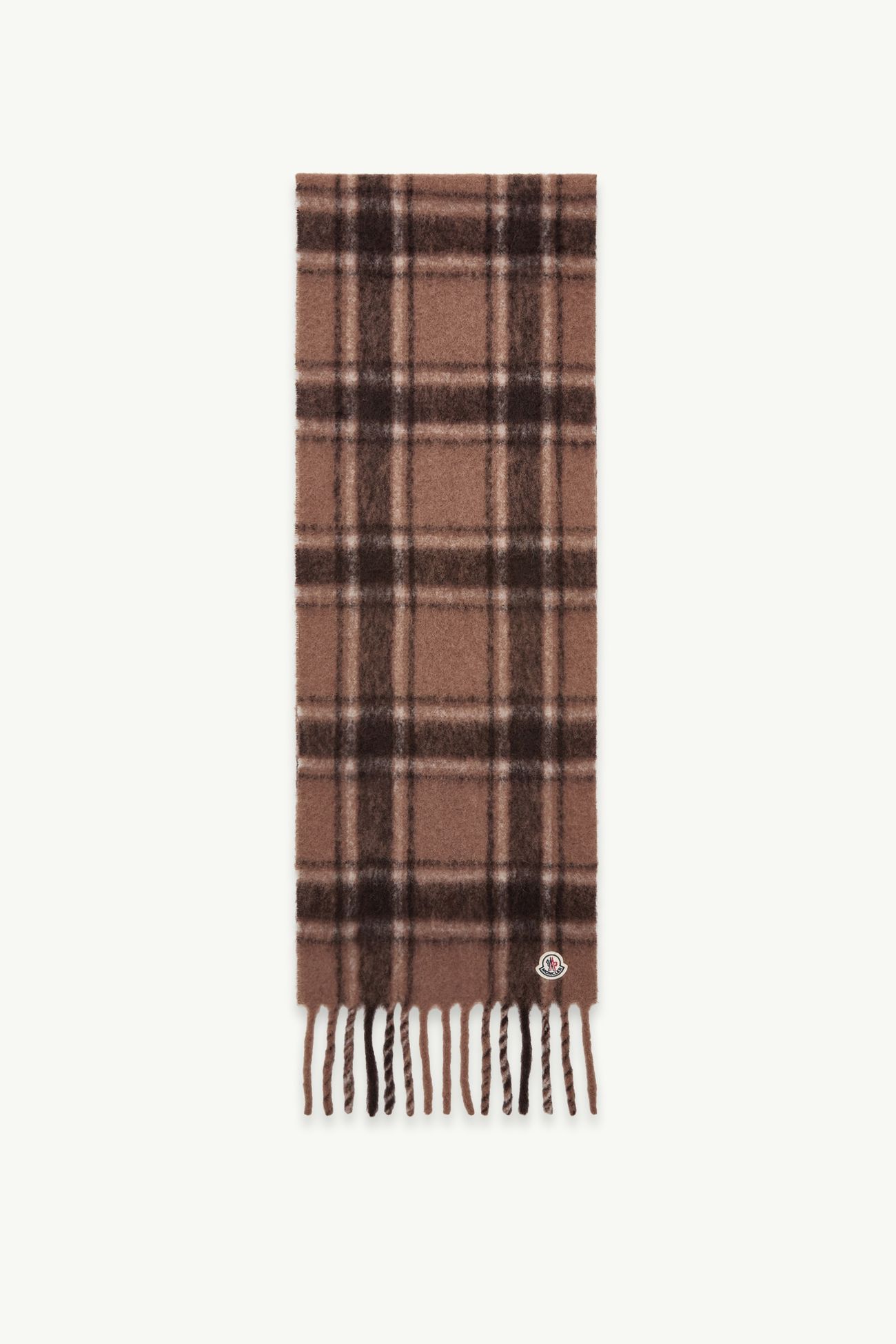 알파카 혼방 스카프 남성 브라운 Moncler 0