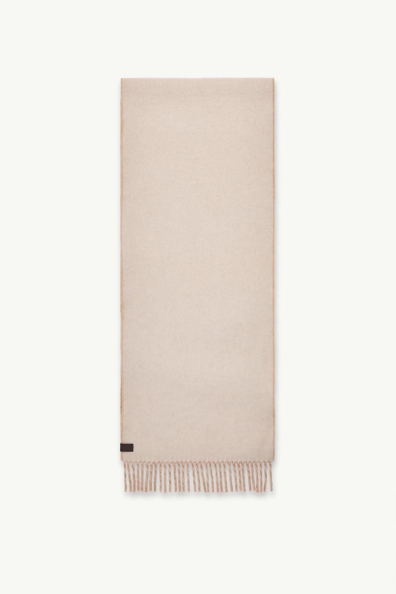 Wool & Cashmere Blend Scarf Men Light Beige Moncler, 1 of 0