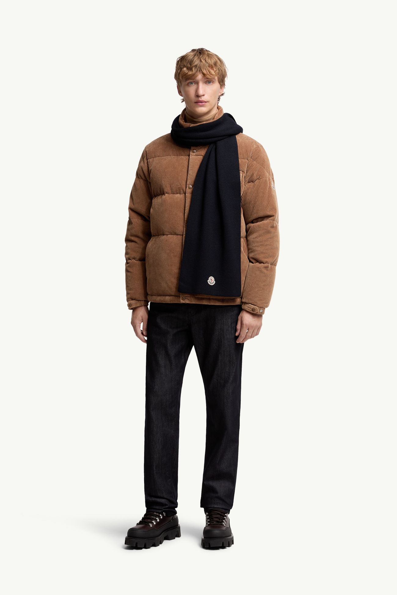 Sciarpa in lana Uomo Blu Navy Moncler 1
