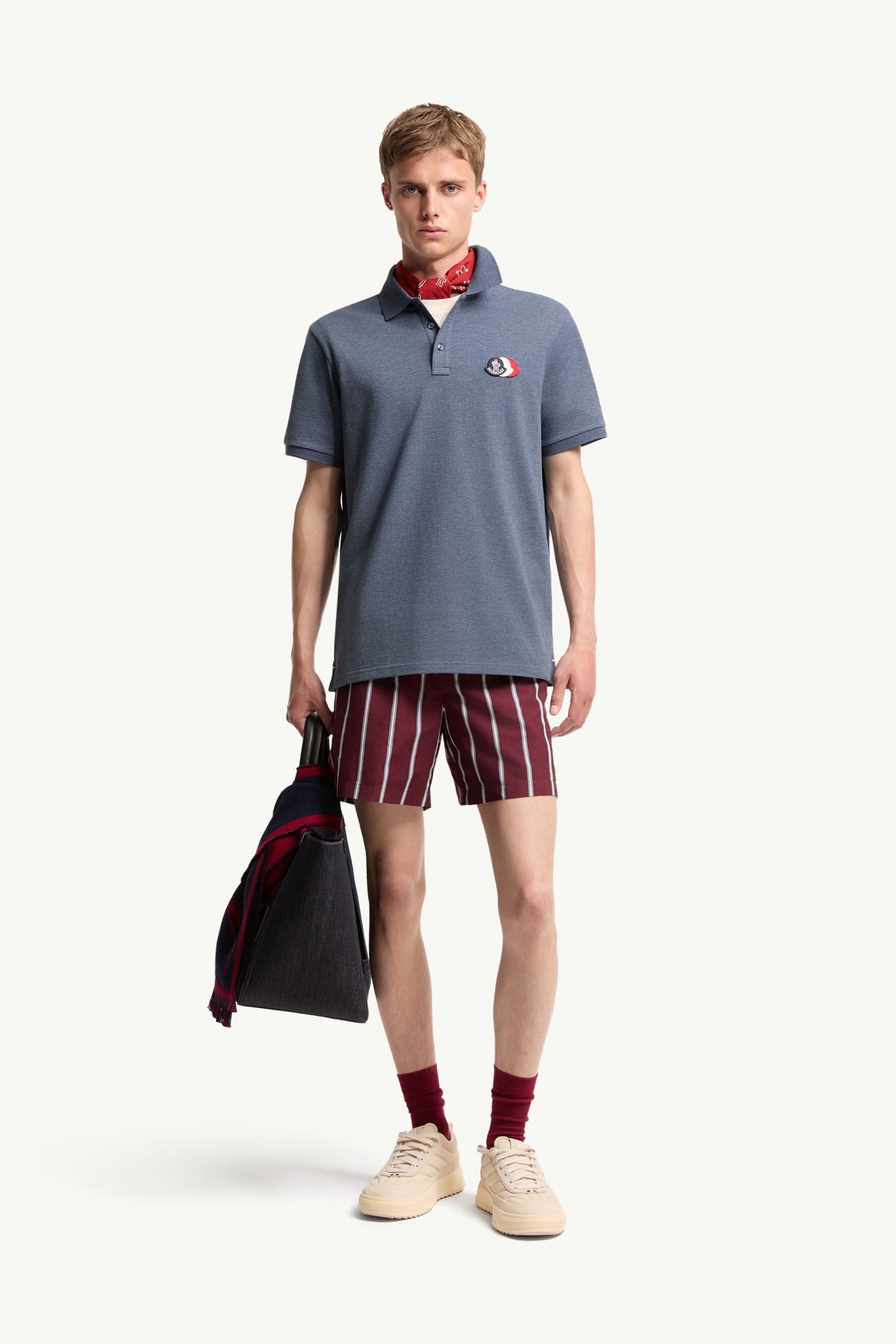 男士棉质Polo衫 男士 灰蓝 Moncler 0
