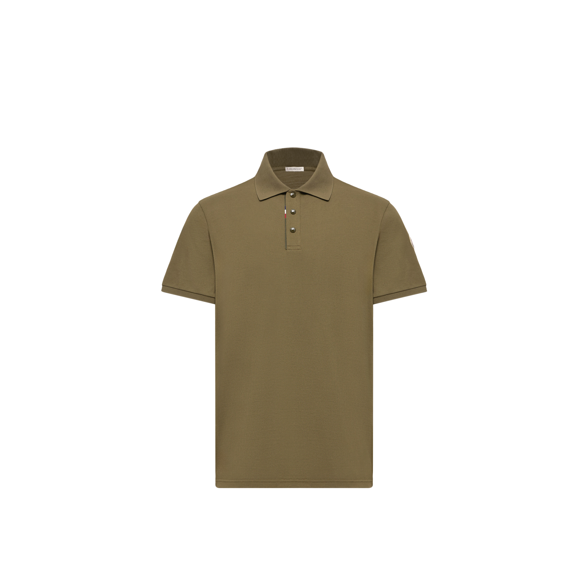 Moncler Logo Cotton Piquet Polo Shirt Men da Size: S