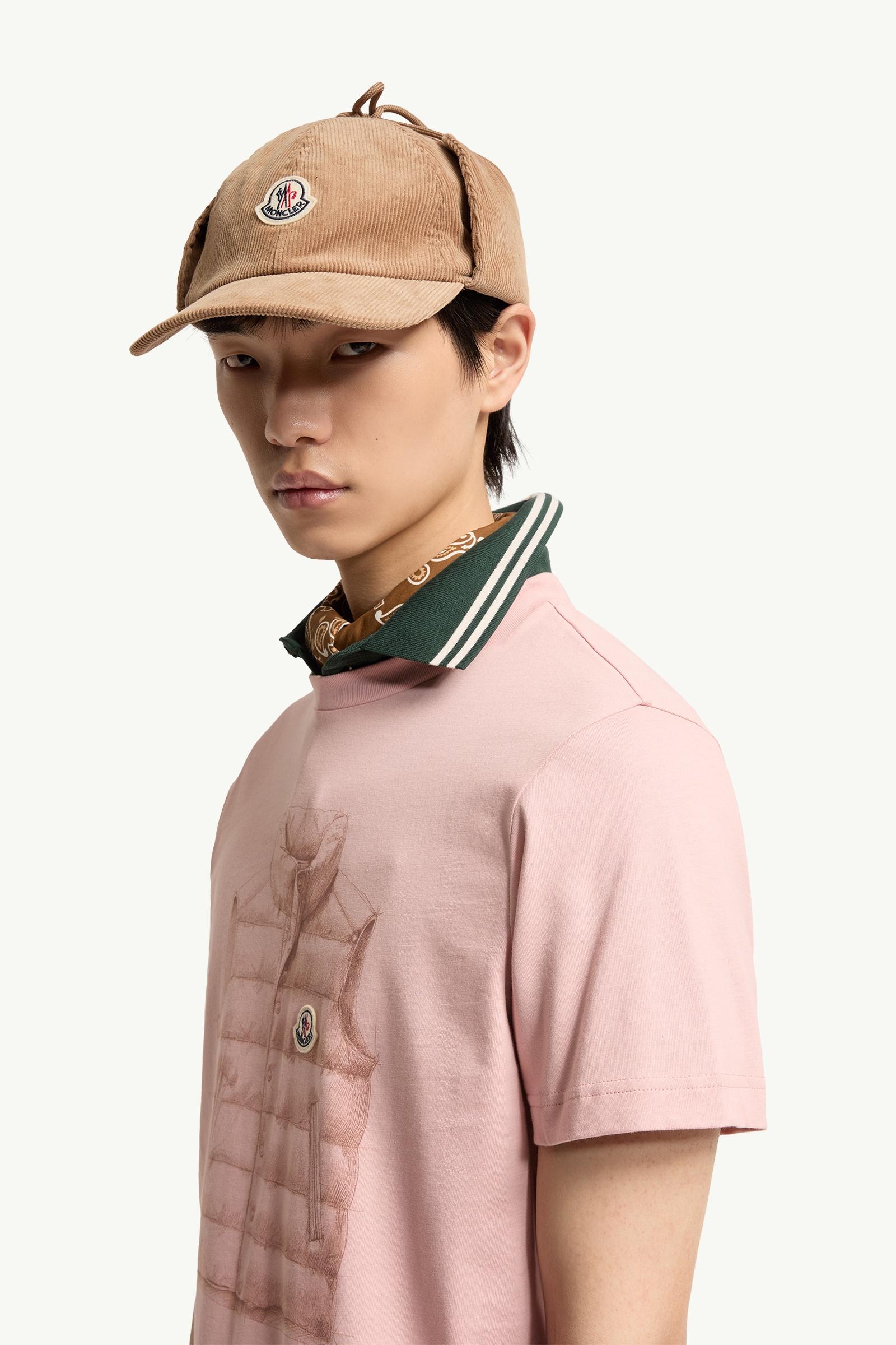 Pink Down Jacket Print Cotton T-Shirt - Polos & T-shirts for Men