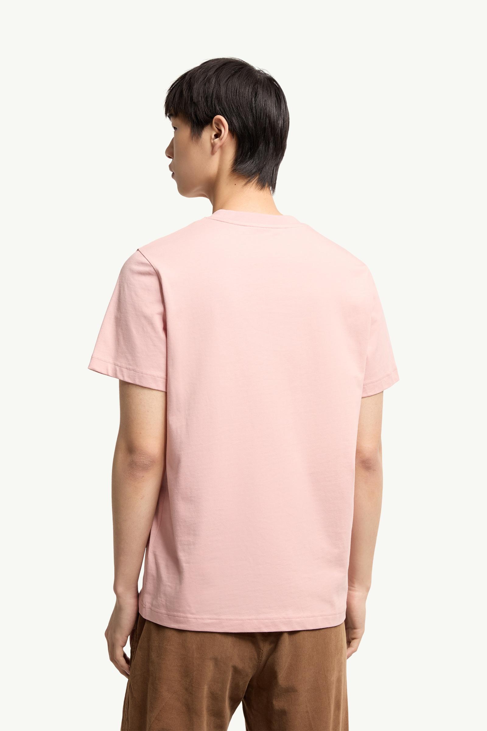Pink Down Jacket Print Cotton T-Shirt - Polos & T-shirts for Men