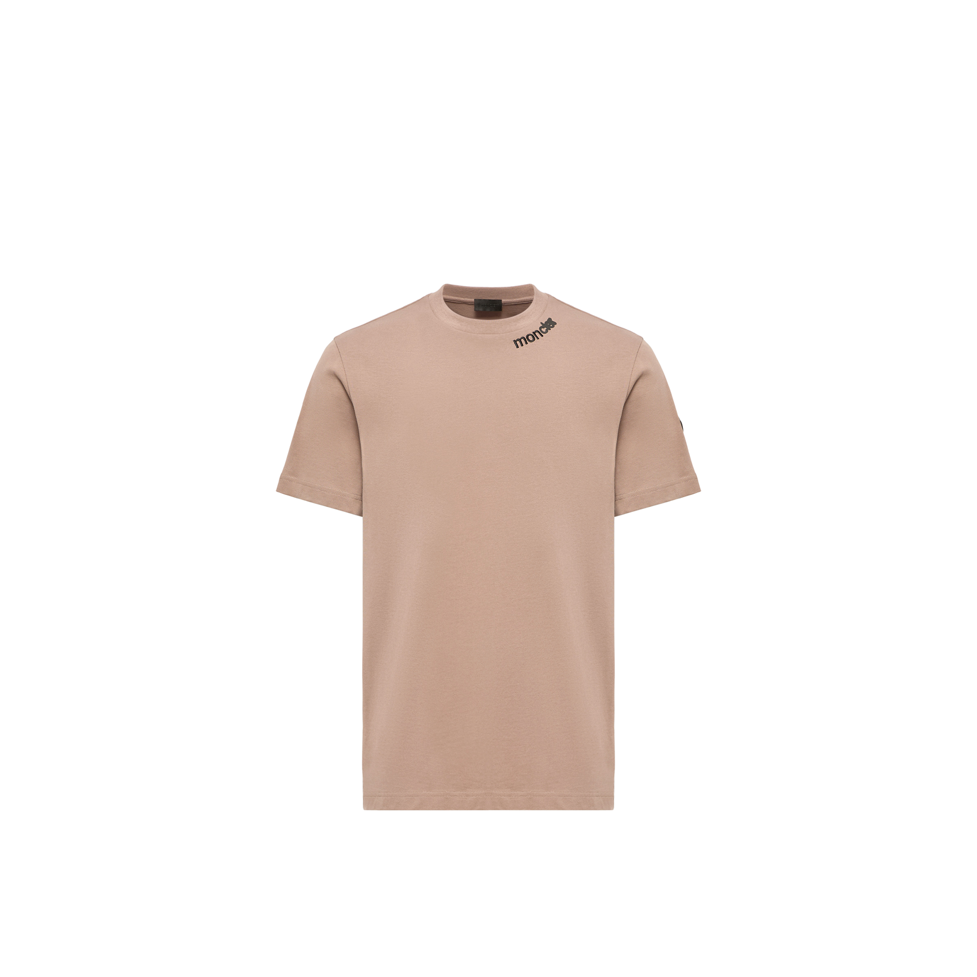 Moncler   Cotton Jersey Logo T-Shirt for Men in Beige, Size: Xxl