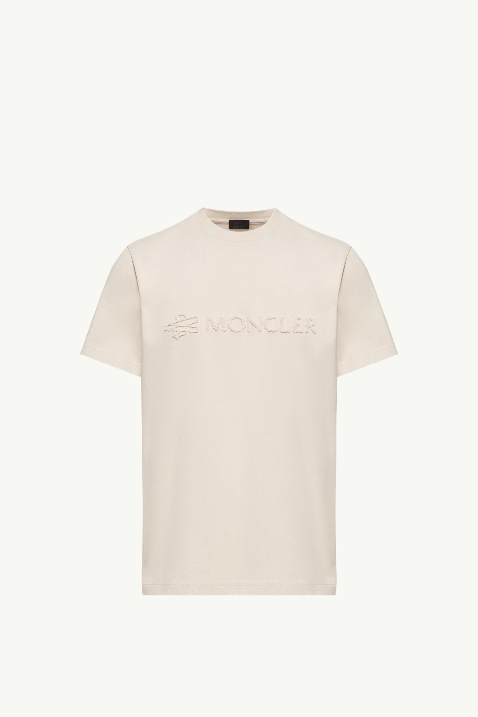 Logo Cotton T-Shirt Men White Ivory Moncler, 1 of 0
