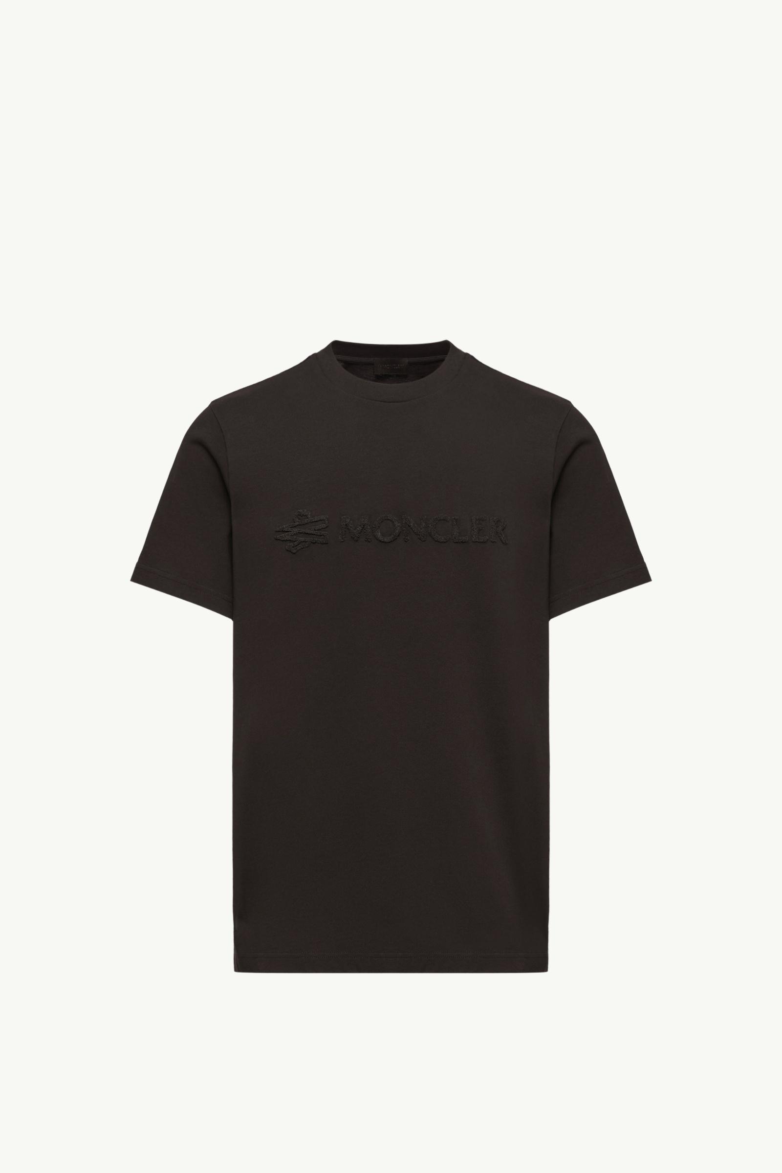Logo Cotton T-Shirt Men Black Moncler, 1 of 0