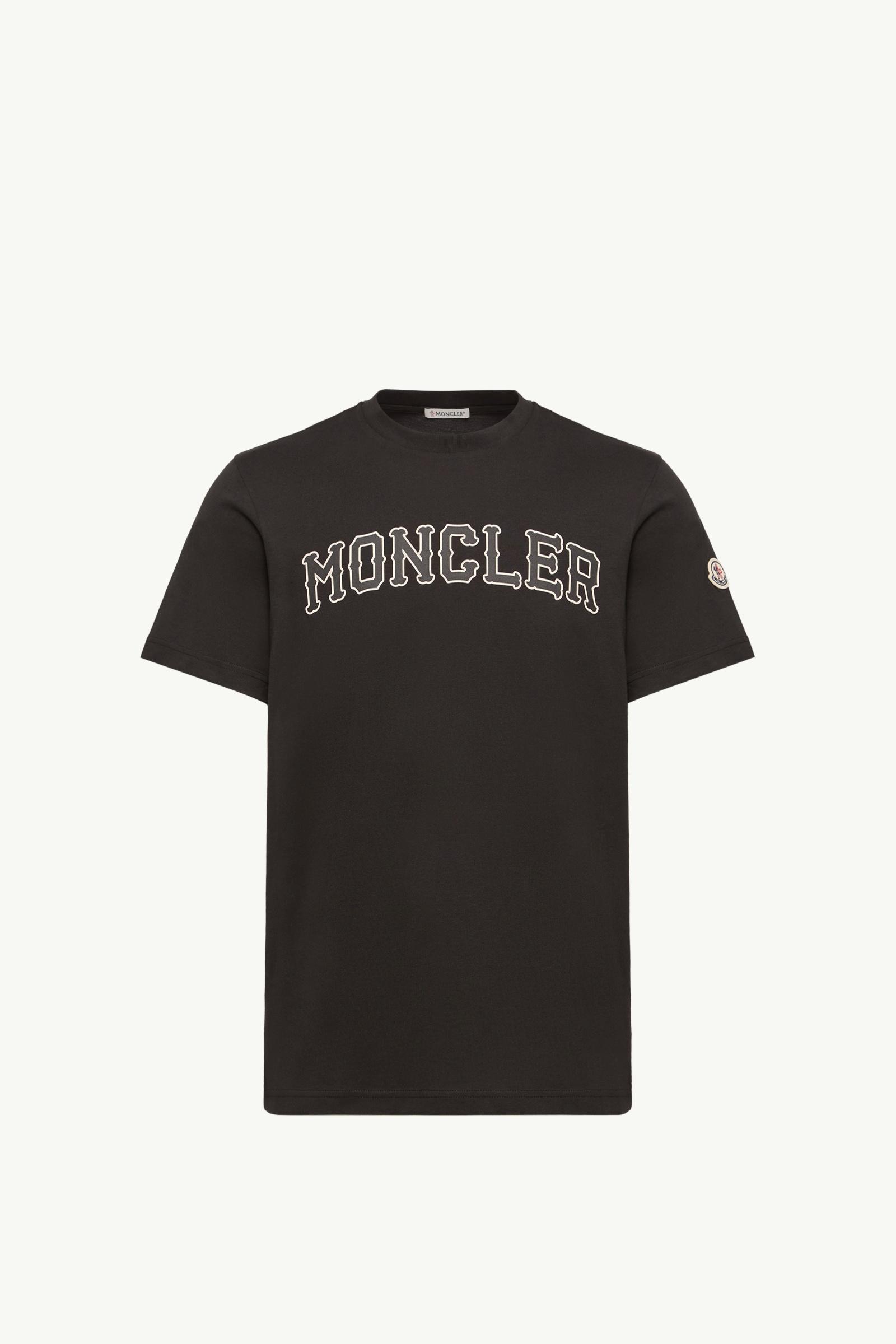 Logo Cotton T-Shirt Men Black Moncler, 1 of 0