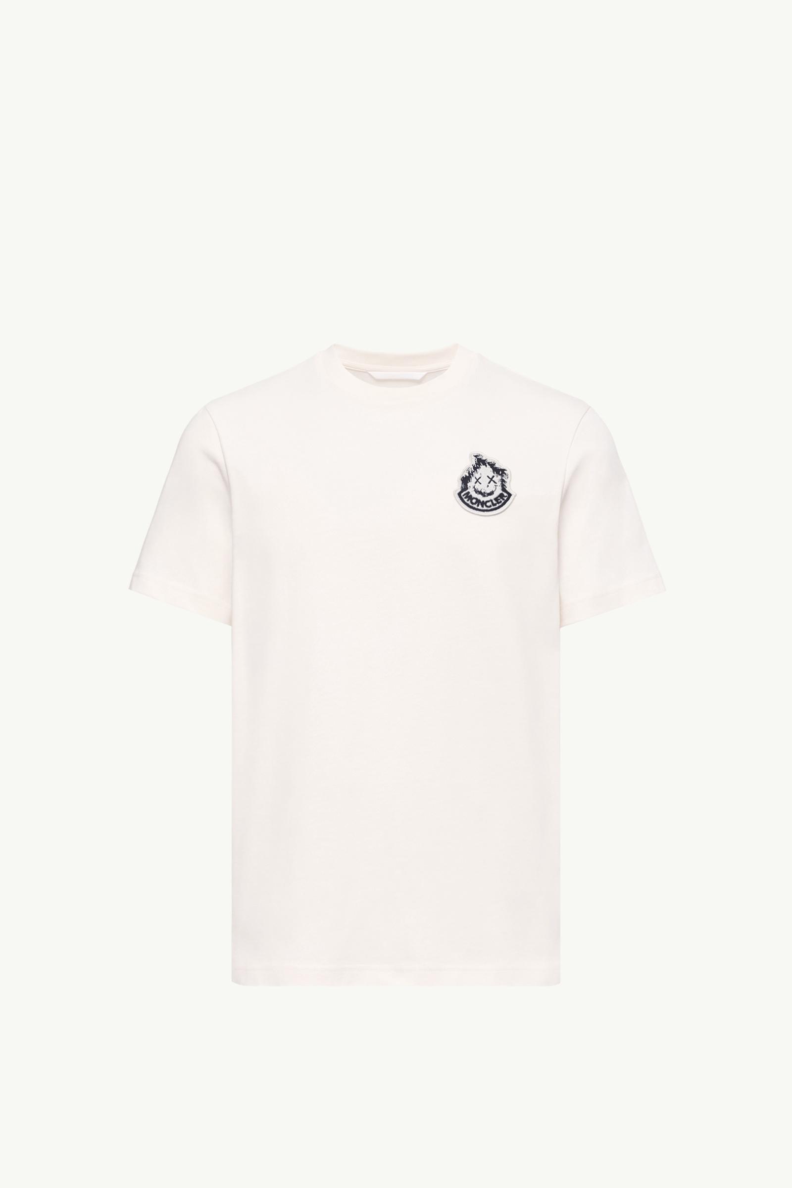 Logo Cotton T-Shirt Men White Moncler, 1 of 0