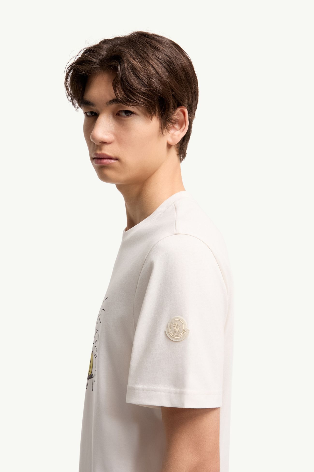 MonDuck男士棉质T恤 男士 白色 Moncler 1