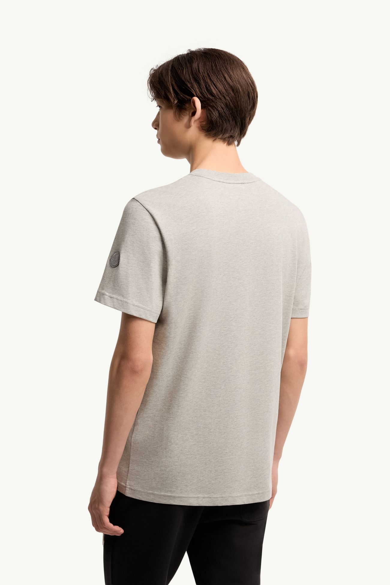 Camiseta de algodón con motivo MonDuck Hombre Gris Moncler 4