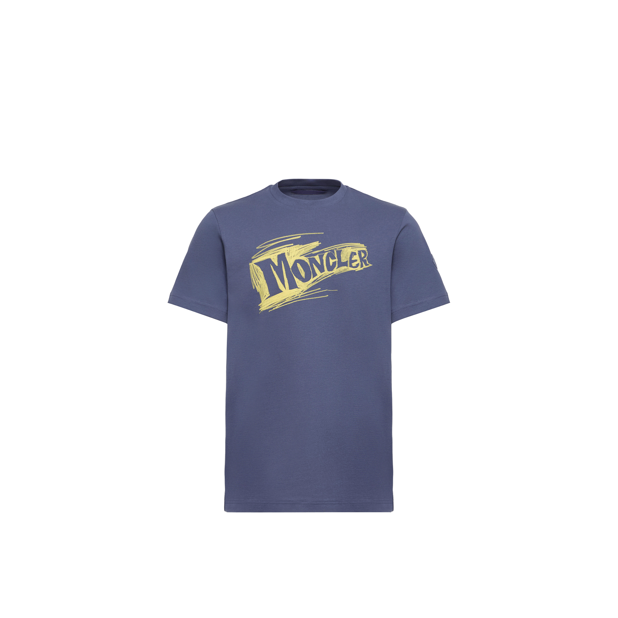 Moncler Sketch Logo Cotton T-Shirt Men da Size: S - Immagine 1