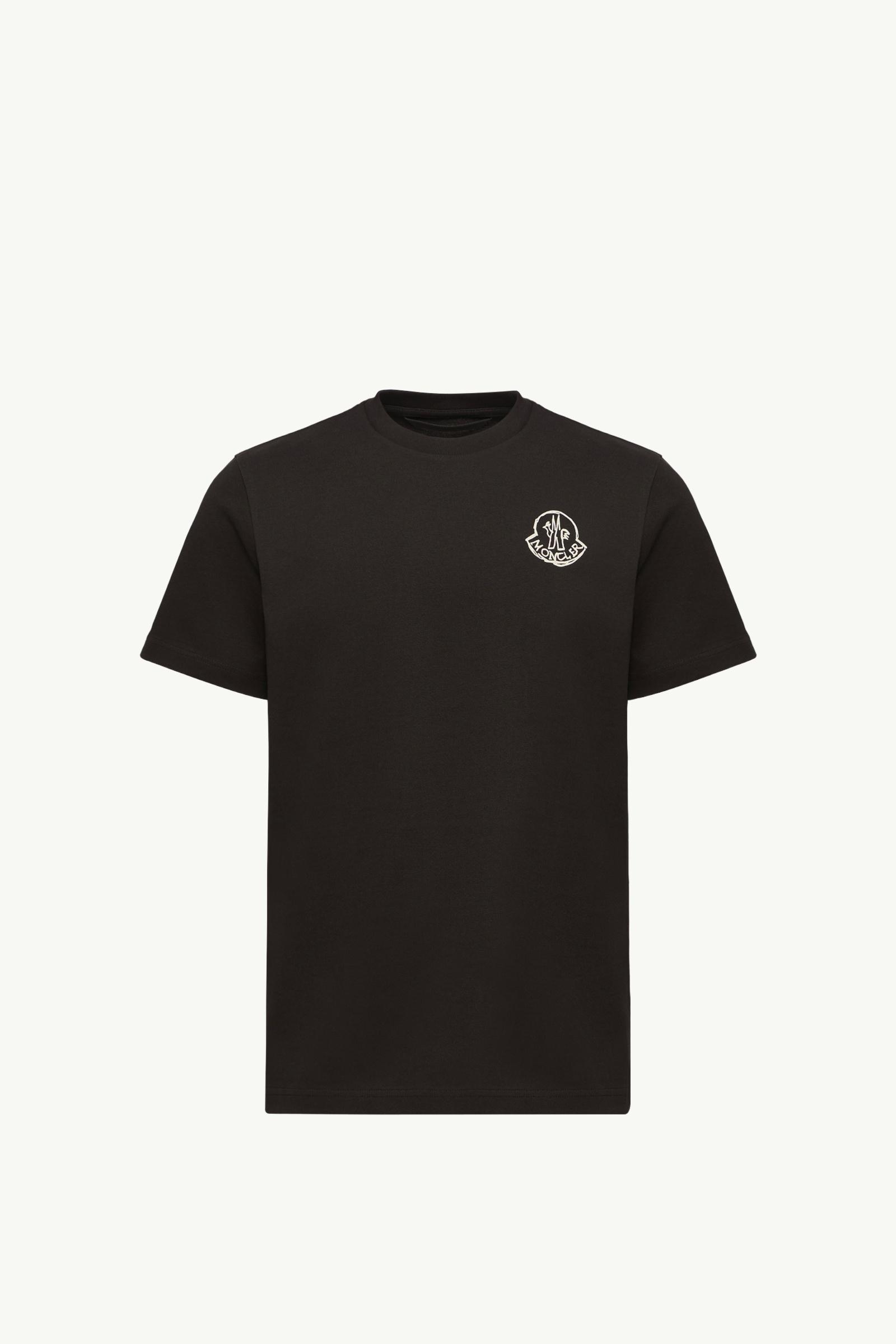 ブラック Tシャツ : Tシャツ＆ポロシャツ 向けの メンズ | モンクレール